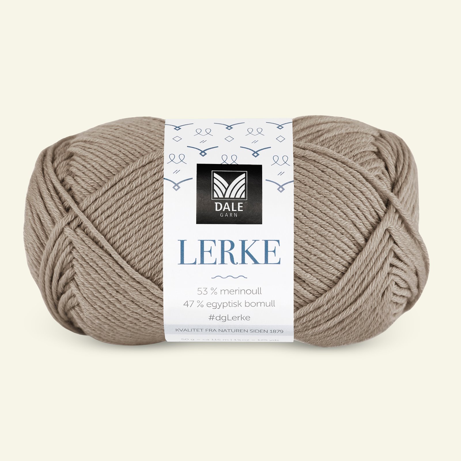 Dale Garn, merino cotton yarn "Lerke", sand (8151) 90000856_pack