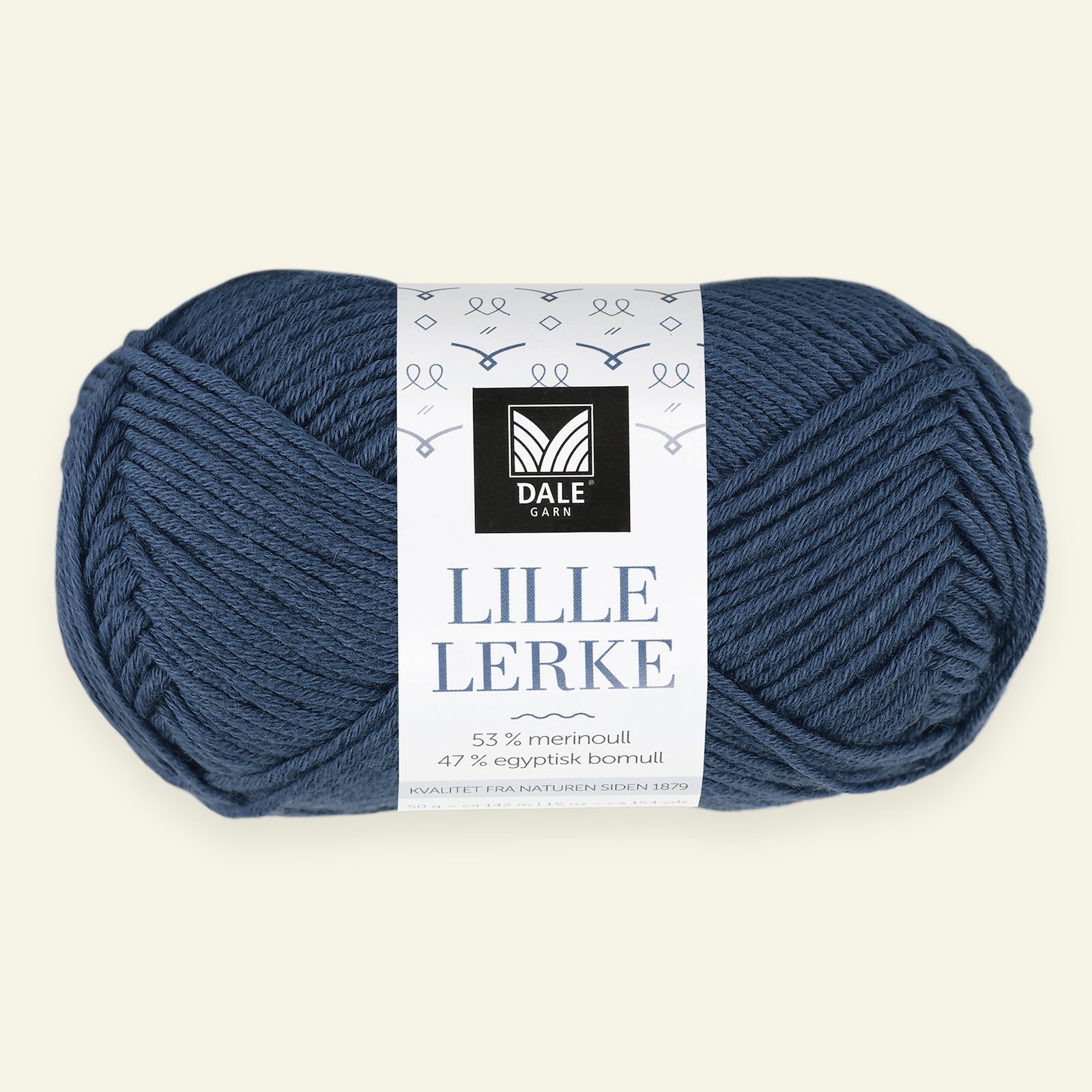 Dale Garn, merino/cotton yarn "Lille Lerke", dark denim (8105) 90000406_pack