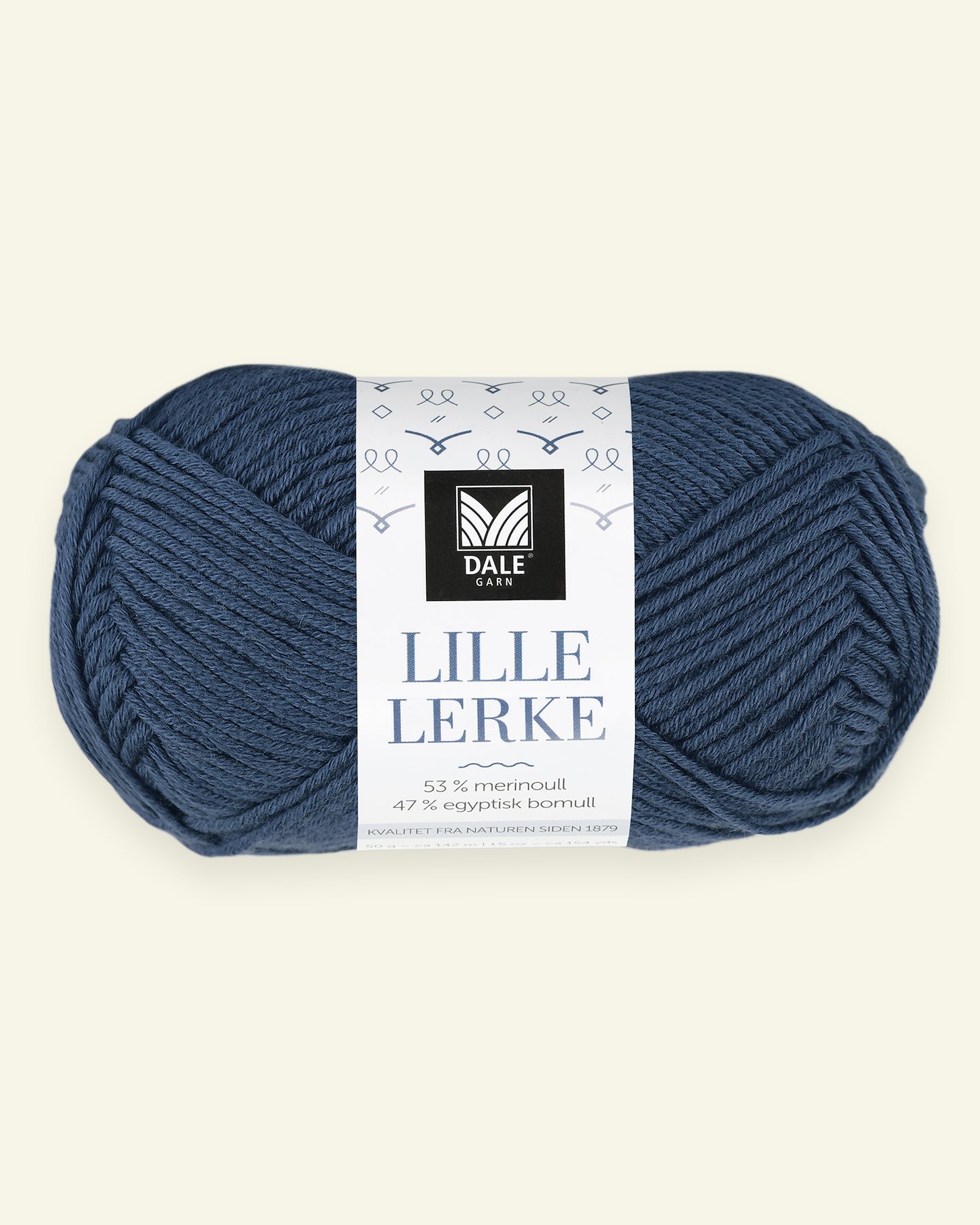Dale Garn, merino/cotton yarn "Lille Lerke", dark denim 90000406_pack