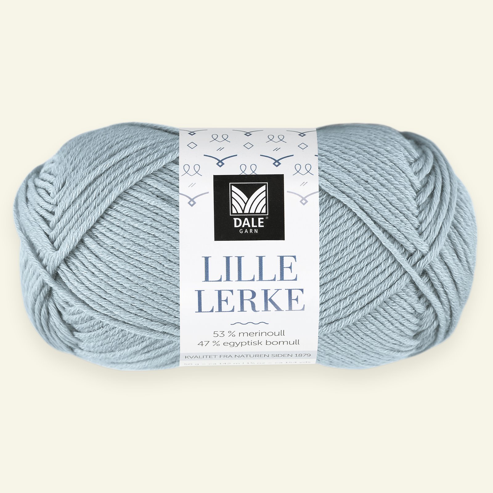 Dale Garn, merino/cotton yarn "Lille Lerke", dusty denim (8154) 90000423_pack