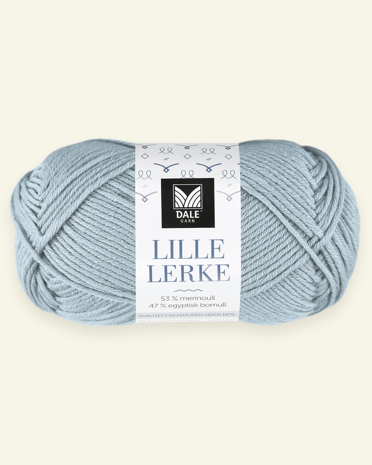 Dale Garn, merino/cotton yarn "Lille Lerke", dusty denim (8154) 90000423_pack