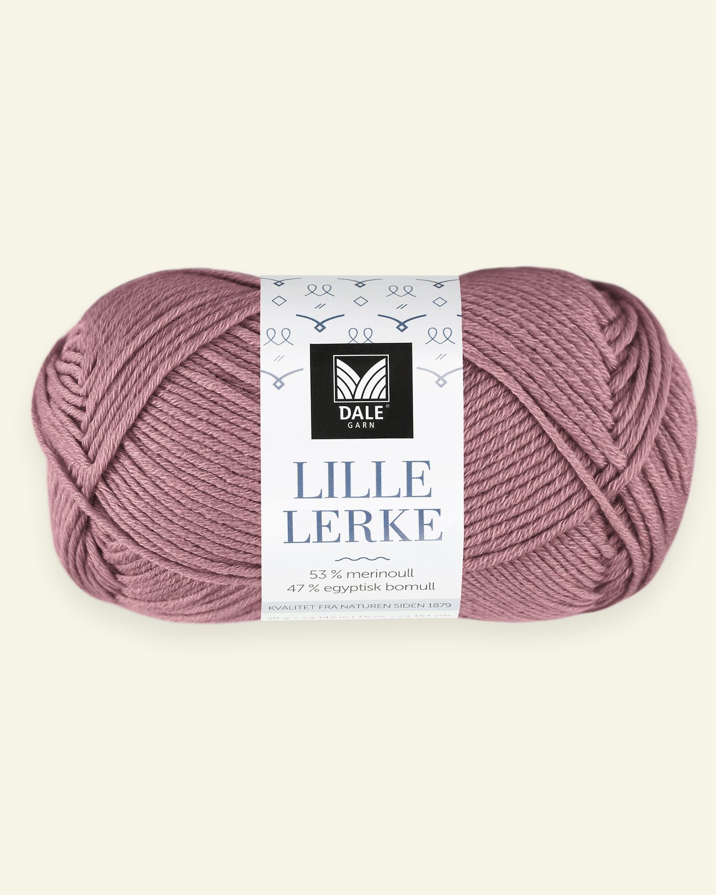 Dale Garn, merino/cotton yarn "Lille Lerke", dusty old rose (8104) 90000405_pack
