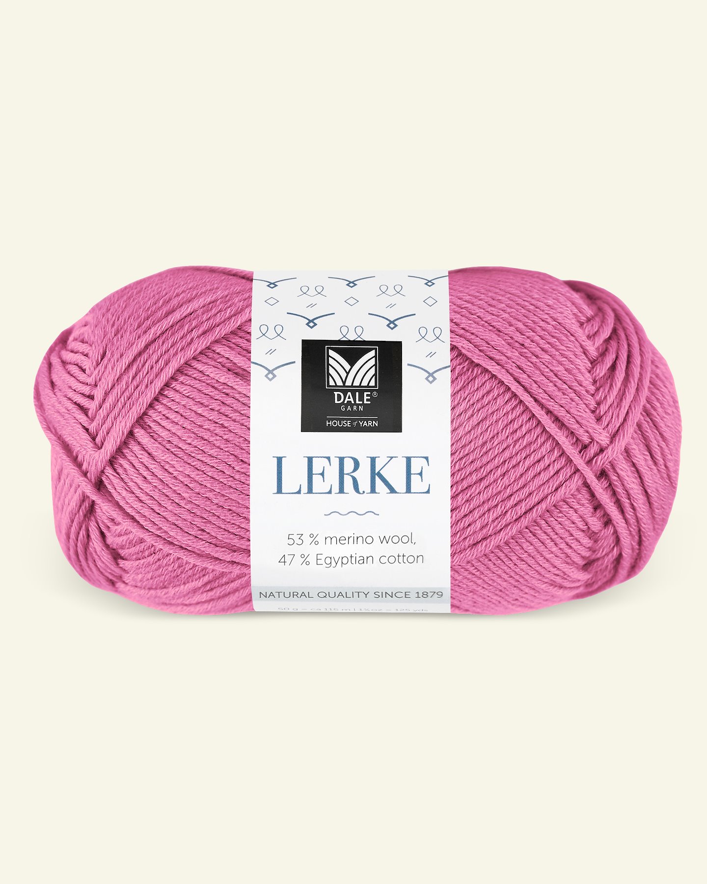Dale Garn, merino/cotton yarn "Lille Lerke",  fuchsia (8176) 90001215_pack
