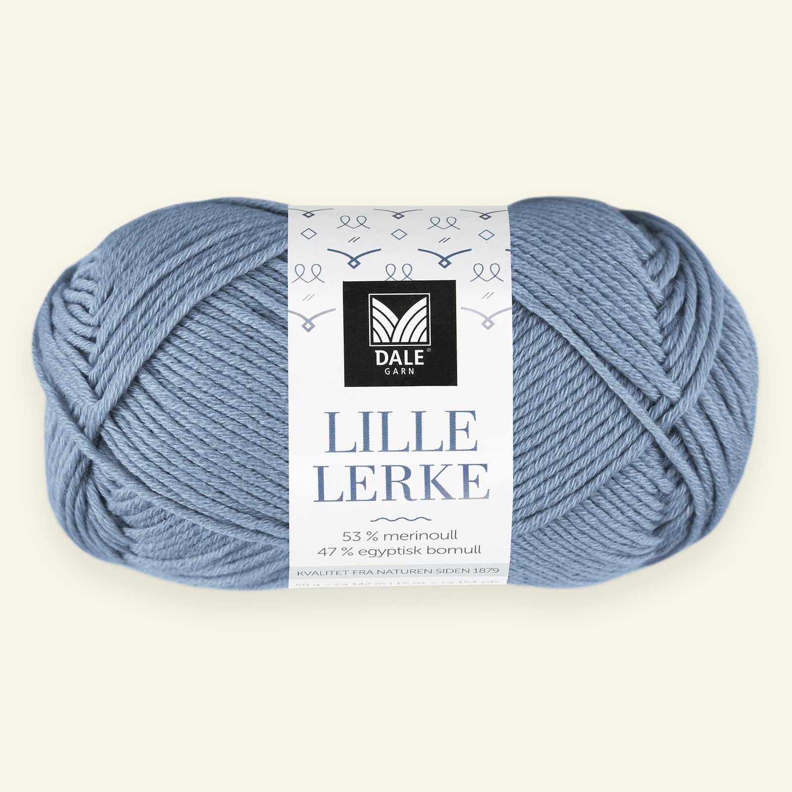 Dale Garn, merino/cotton yarn "Lille Lerke", light denim (8133) 90000415_pack