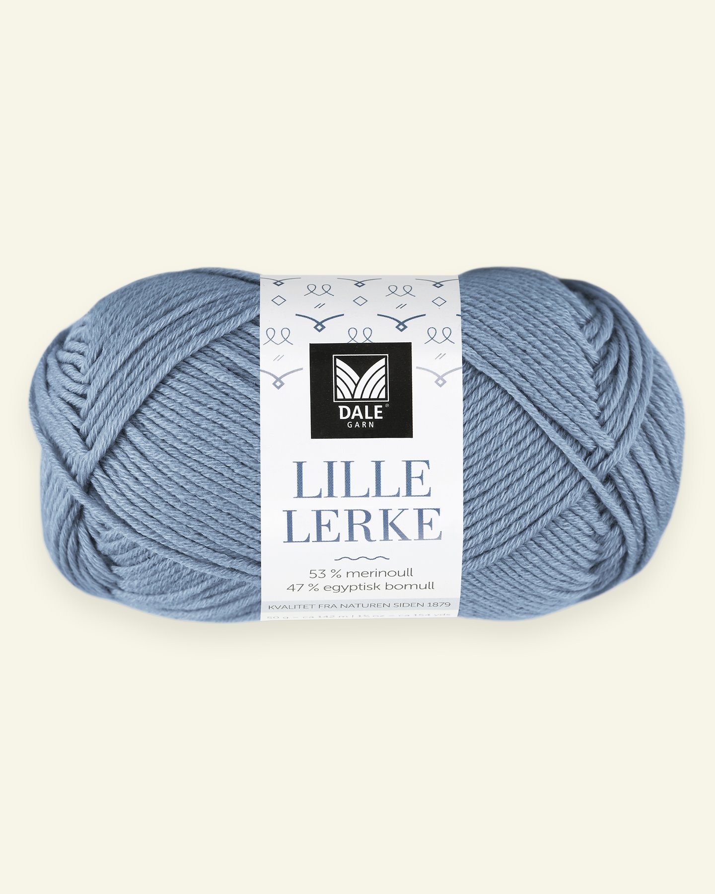 Dale Garn, merino/cotton yarn "Lille Lerke", light denim (8133) 90000415_pack