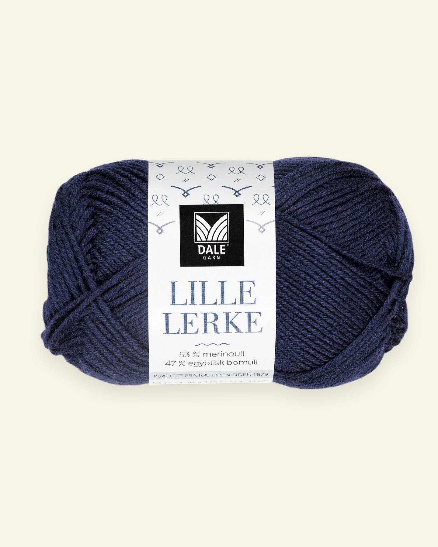 Dale Garn, merino/cotton yarn "Lille Lerke", navy 90000403_pack