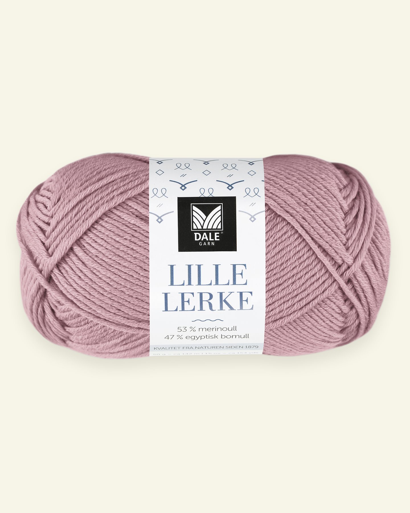 Dale Garn, merino/cotton yarn "Lille Lerke", old rose (8123) 90000413_pack