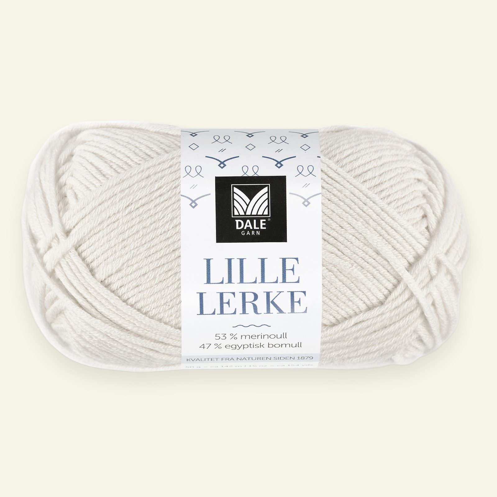 Dale Garn, merino/cotton yarn "Lille Lerke", putty (8166) 90000432_pack