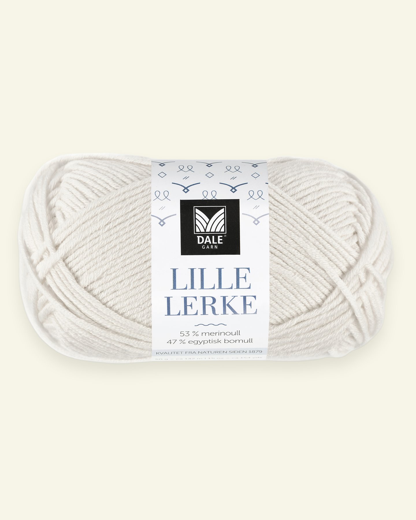 Dale Garn, merino/cotton yarn "Lille Lerke", putty (8166) 90000432_pack