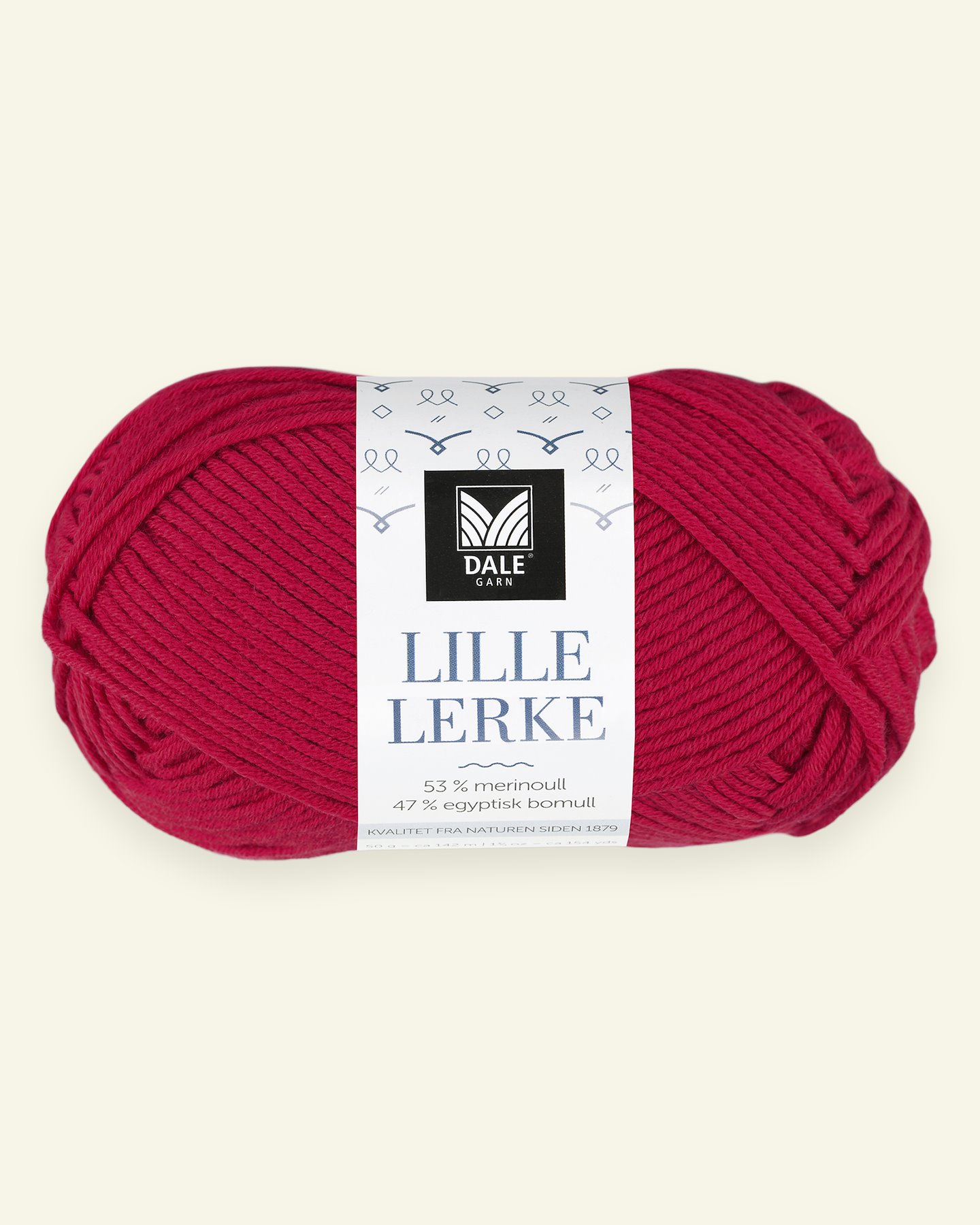 Dale Garn, merino/cotton yarn "Lille Lerke", red 90000402_pack