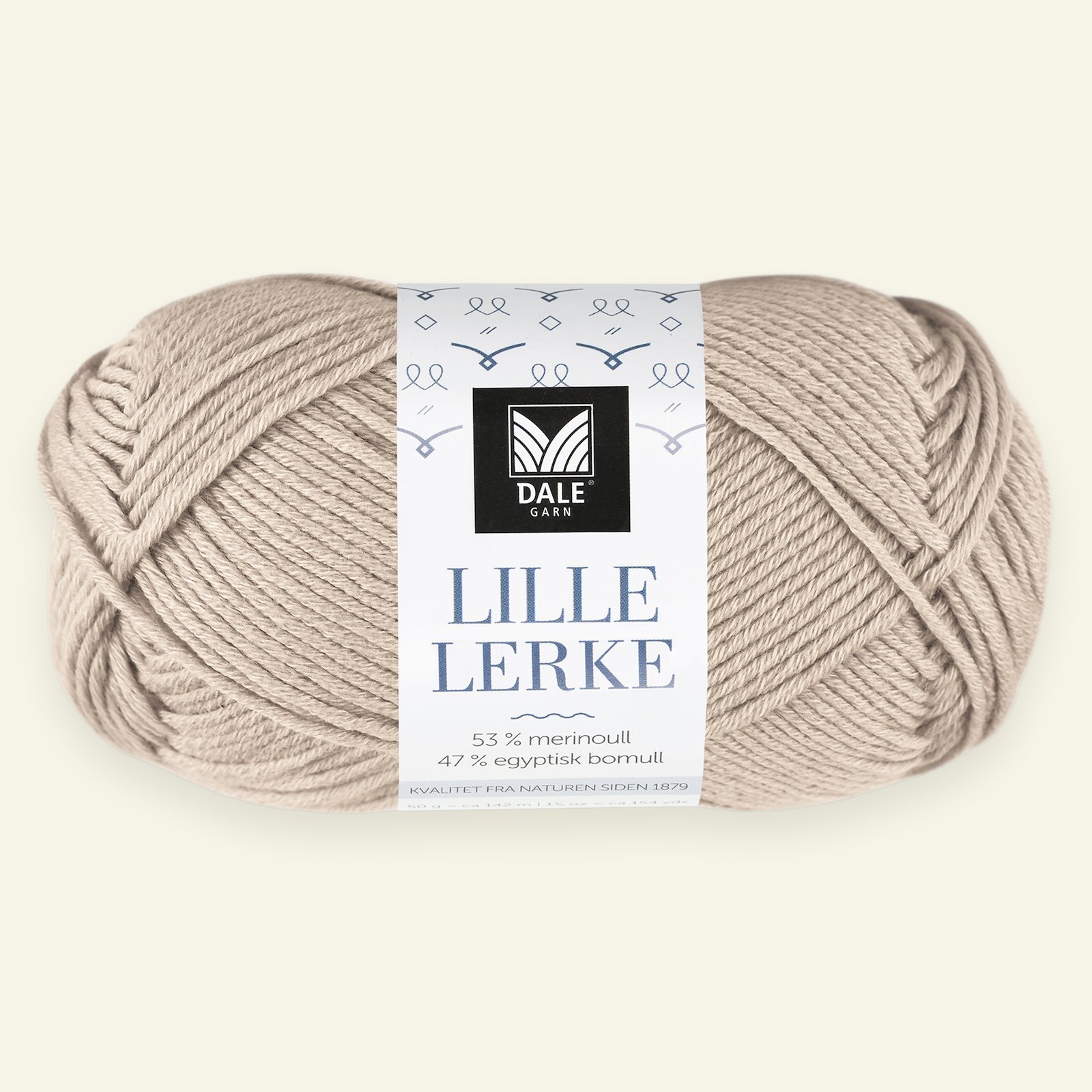 Dale Garn, merino/cotton yarn "Lille Lerke", sand (8151) 90000422_pack