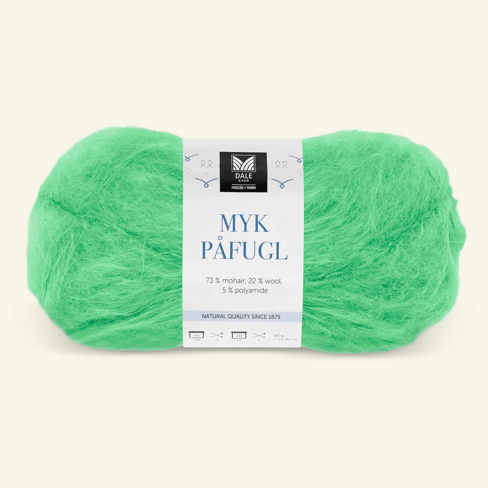 Dale Garn, Mohair/Wolle "Myk Påfugl", dark mint green (7956) 90001229_pack