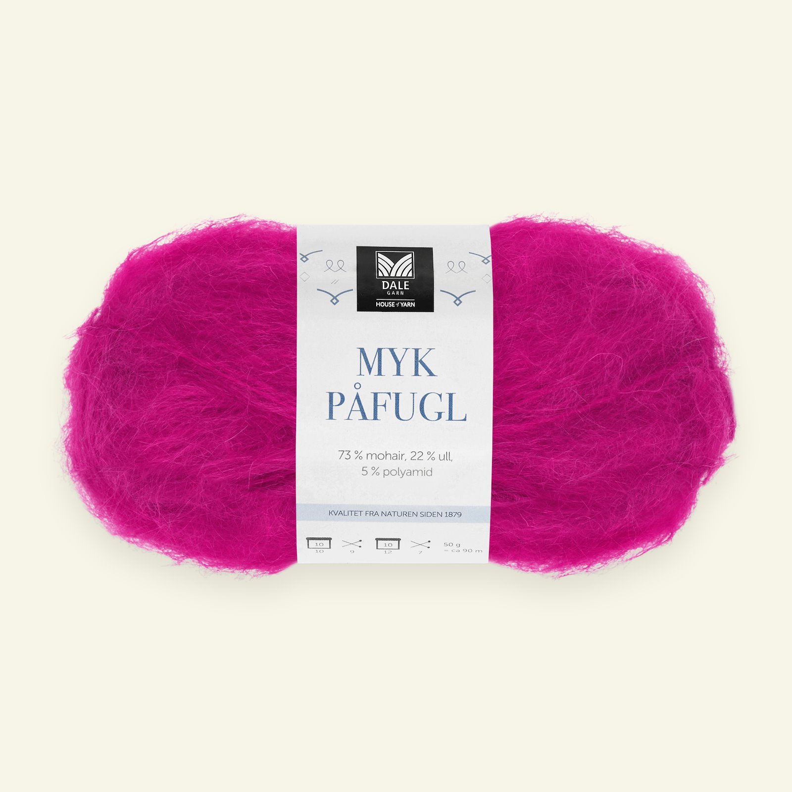 Dale Garn, Mohair/Wolle "Myk Påfugl", pink (7946) 90000261_pack