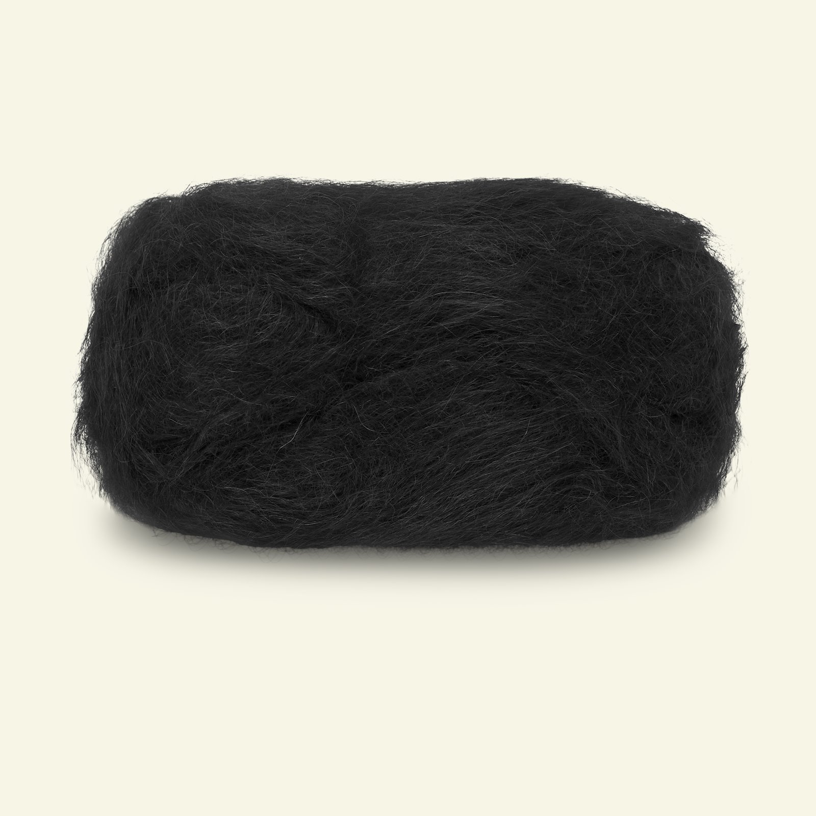 Dale Garn, mohair/wool yarn "Myk Påfugl", black (0090) 90000269_pack_b