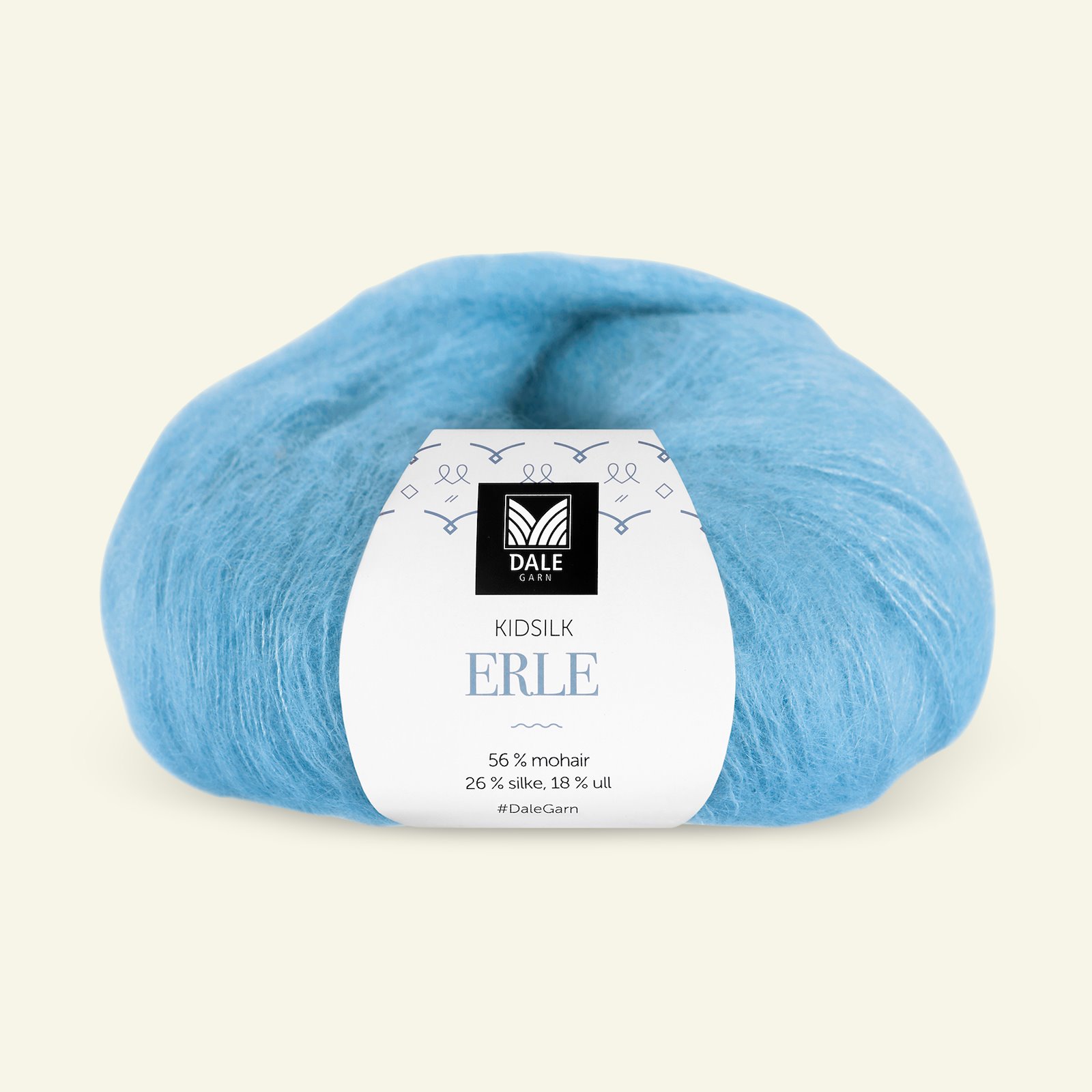 Dale Garn, Seide Mohair Wolle "Kidsilk Erle", blau (9070) 90000796_pack