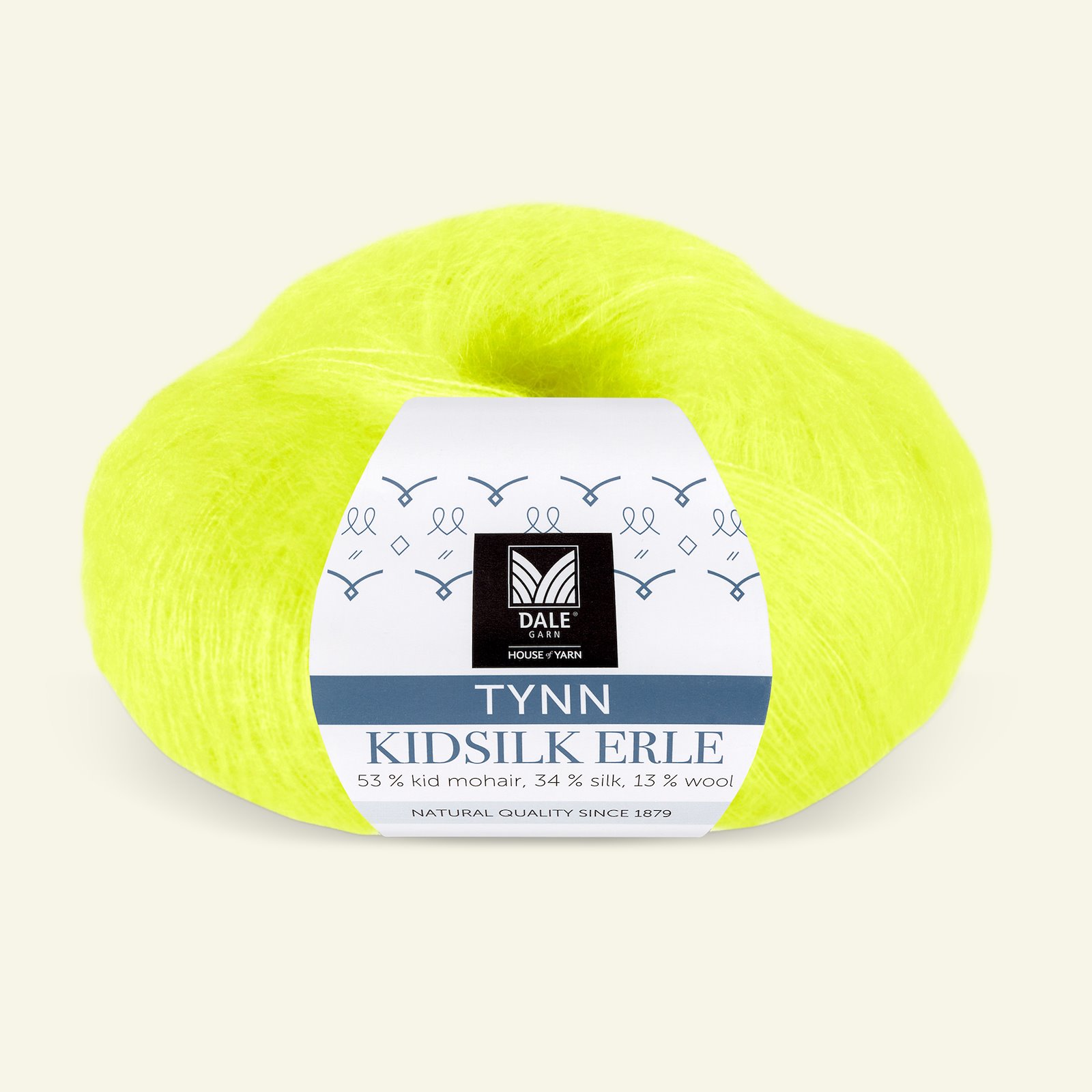 Dale Garn, Seide Mohair Wolle "Tynn Kidsilk Erle", neon yellow 90001218_pack