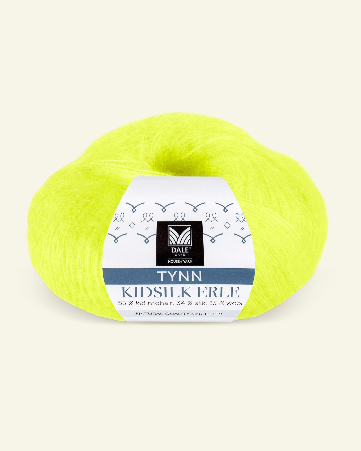 Dale Garn, Seide Mohair Wolle "Tynn Kidsilk Erle", neon yellow 90001218_pack