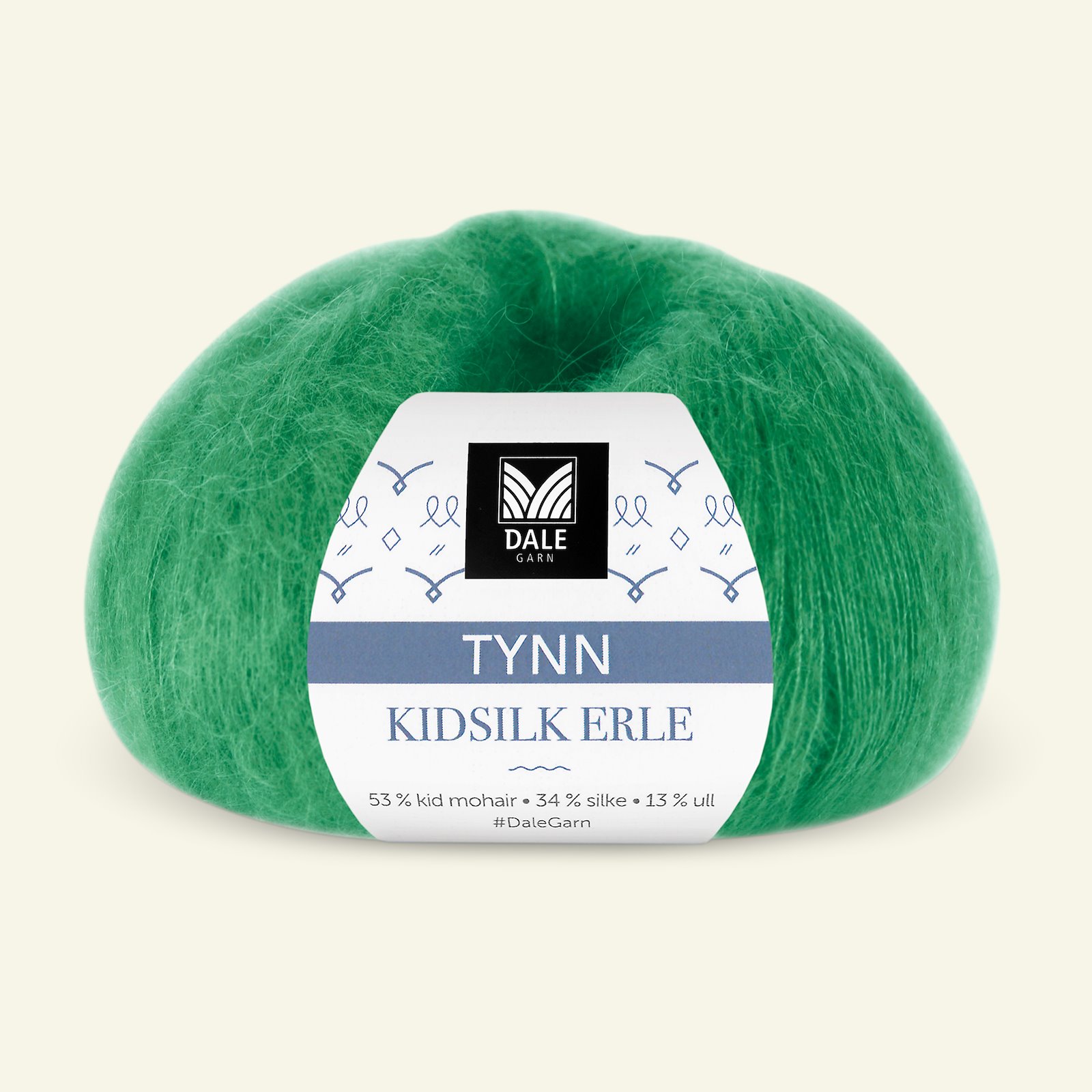 Dale Garn, silk mohair uldgarn "Tynn Kidsilk Erle", grøn (4034) 90000826_pack