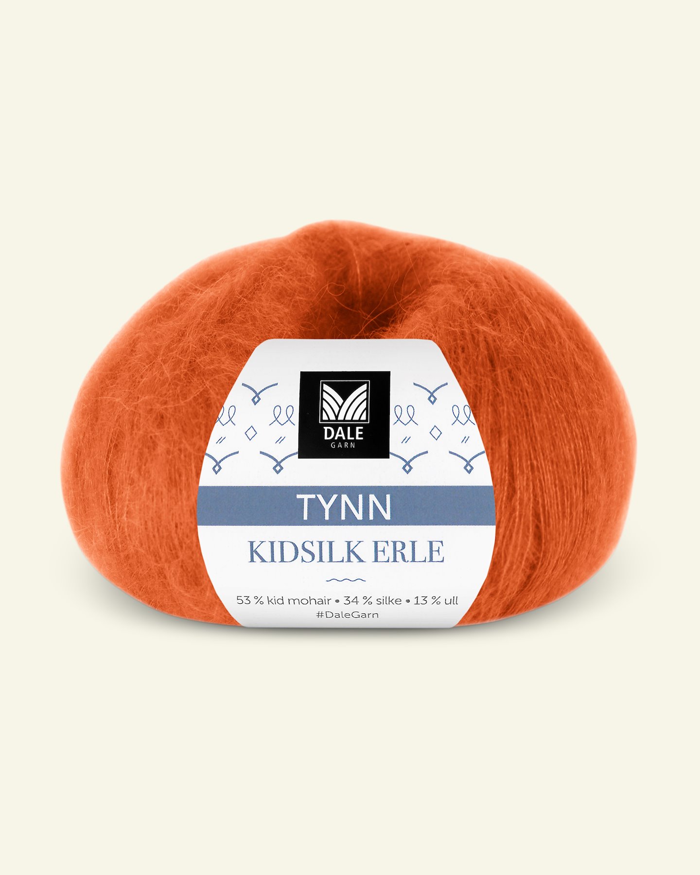 Dale Garn, silk mohair uldgarn "Tynn Kidsilk Erle", orange (4041) 90000833_pack