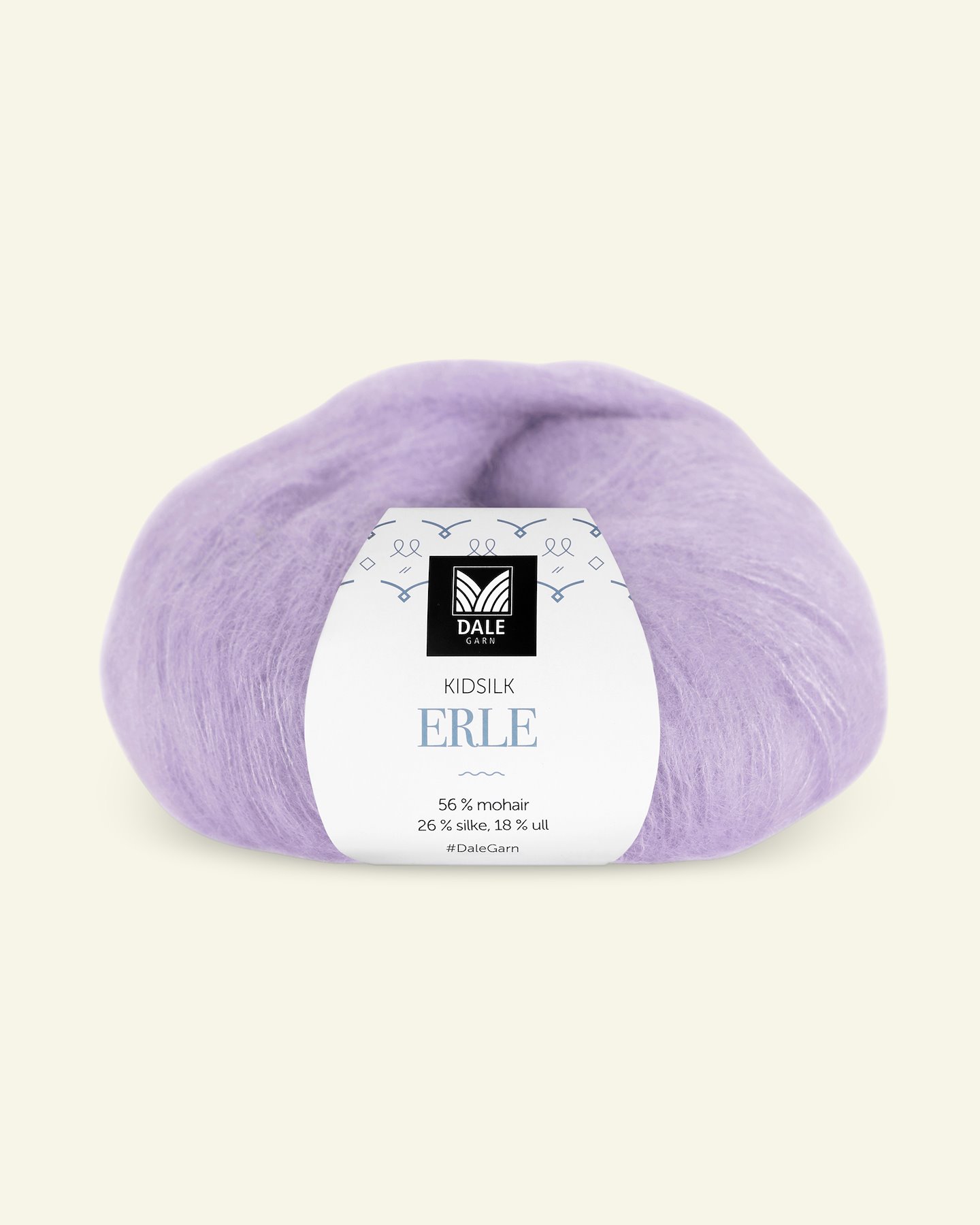 Dale Garn, silk mohair ullgarn "Kidsilk Erle", lys lavender (9069) 90000795_pack