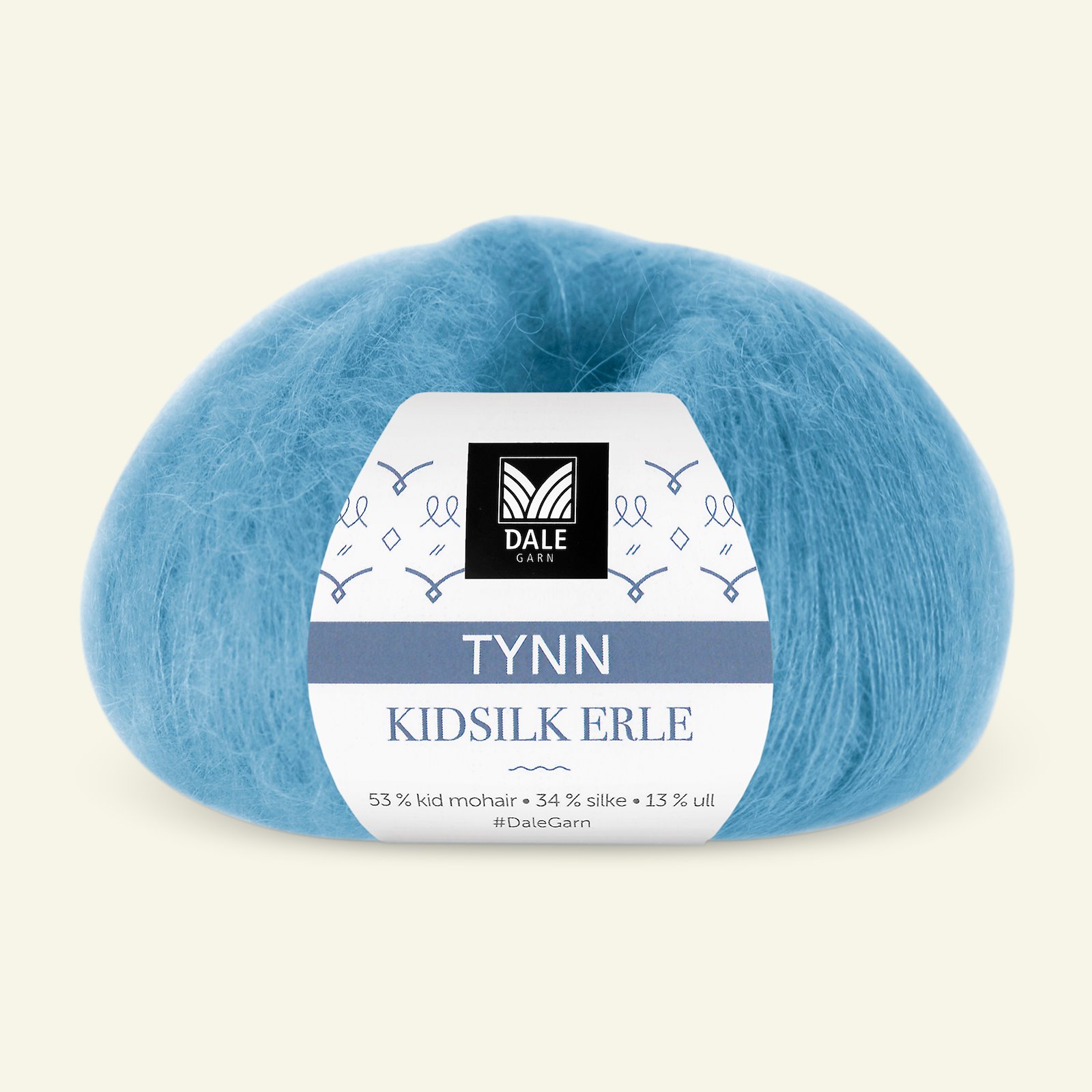 Dale Garn, silk mohair ullgarn "Tynn Kidsilk Erle", isblå (4031) 90000823_pack