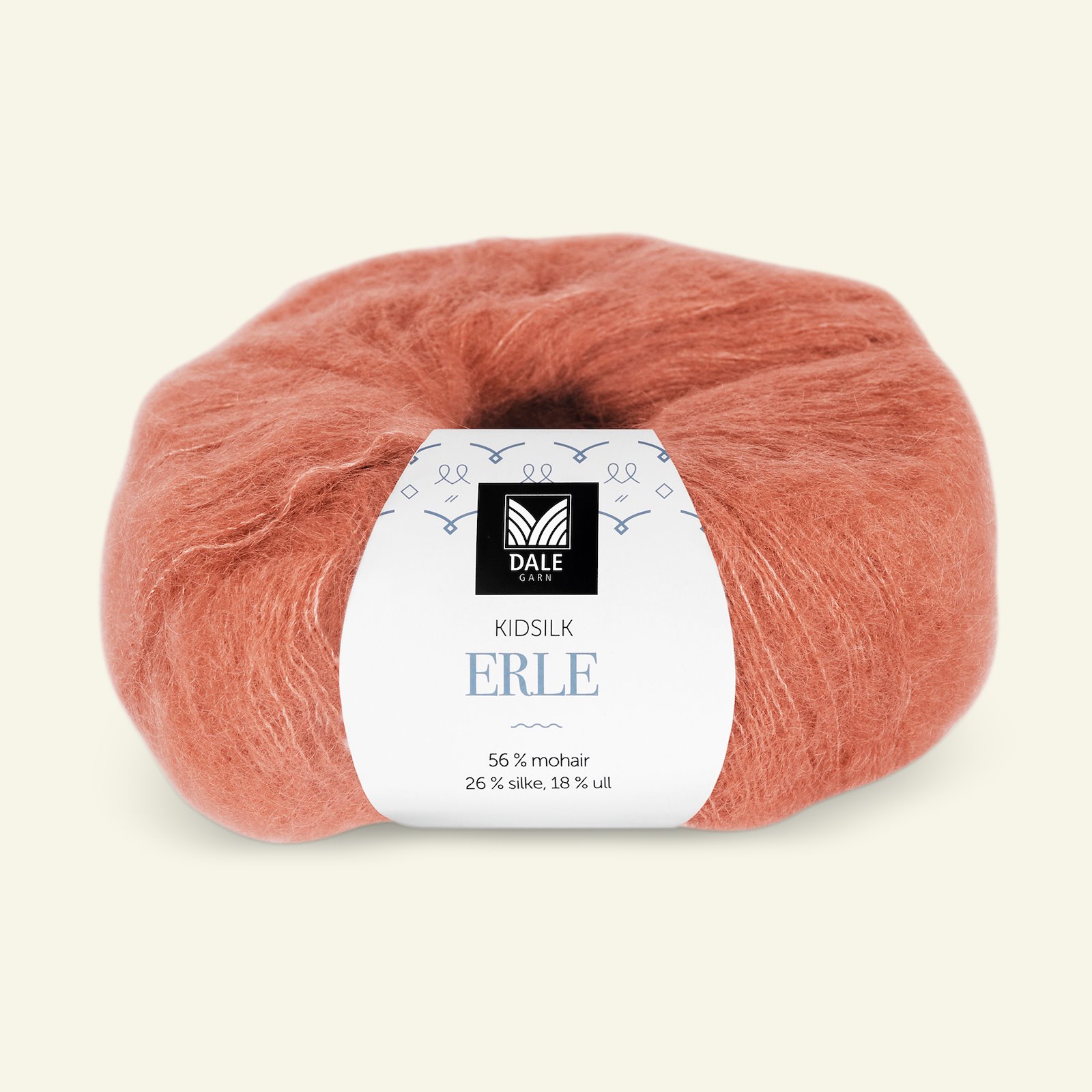 Dale Garn, silk mohair wool yarn "Kidsilk Erle", apricot (9036) 90000785_pack