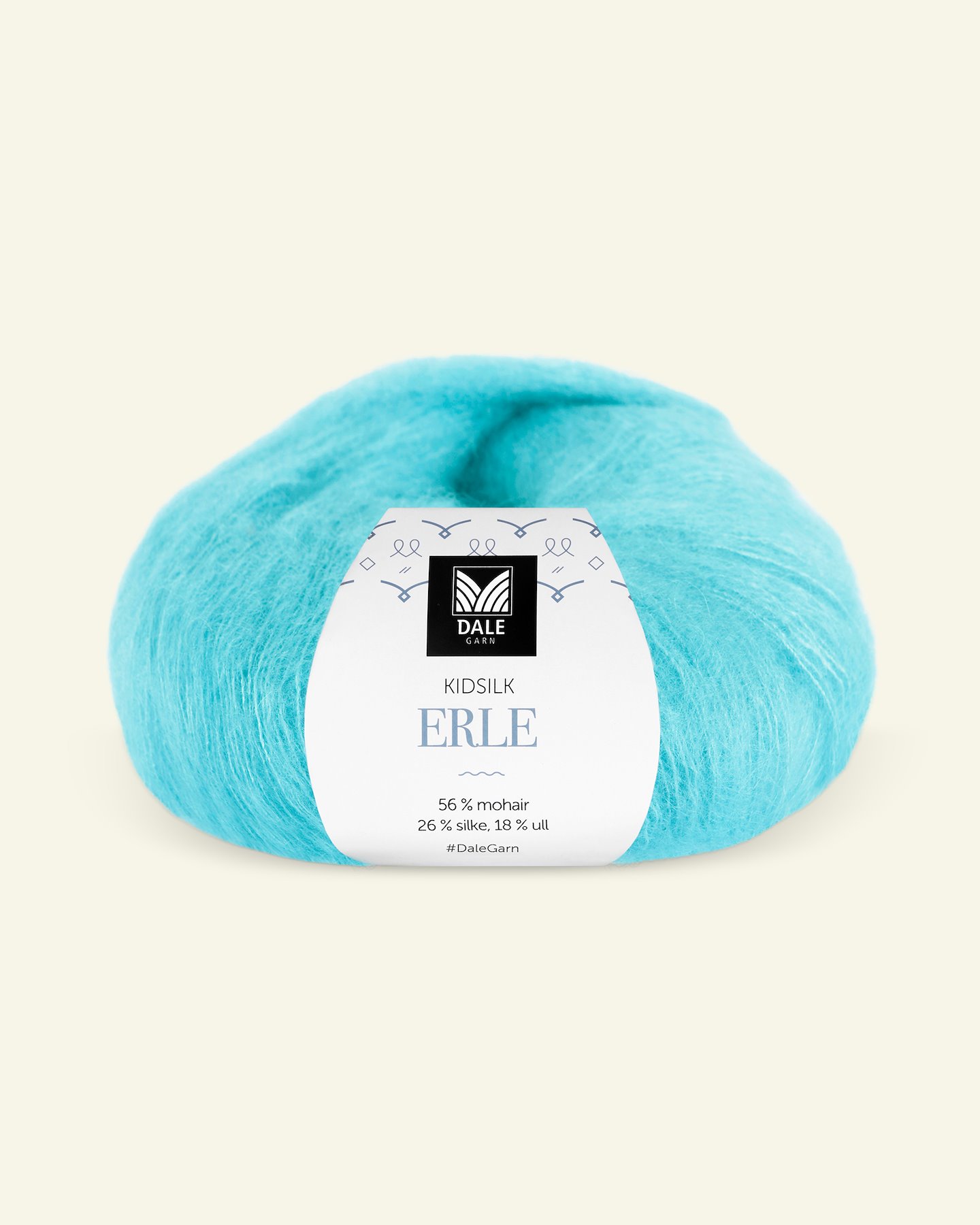 Dale Garn, silk mohair wool yarn "Kidsilk Erle", caribien (9077) 90001205_pack