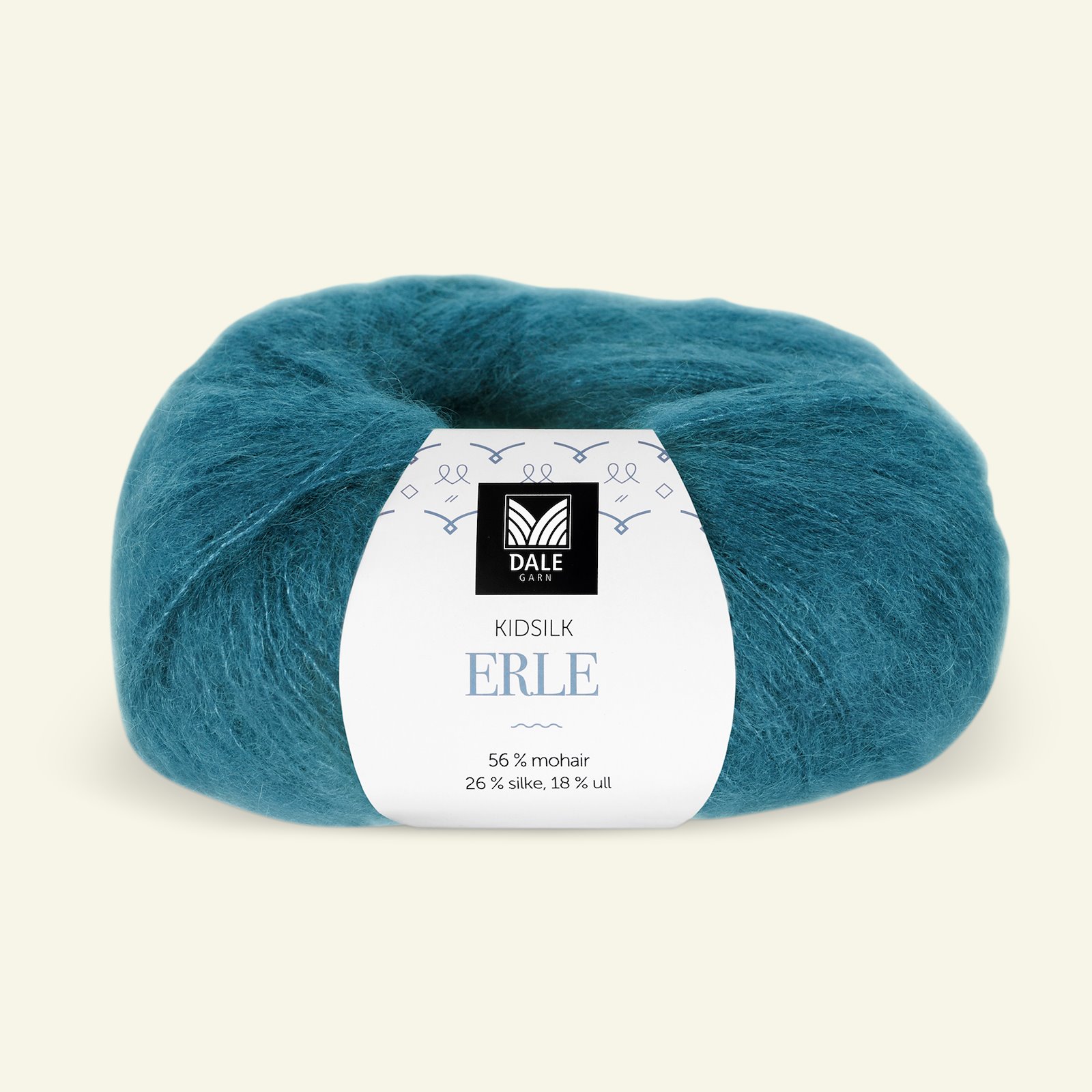 Dale Garn, silk mohair wool yarn "Kidsilk Erle", dark green (6054) 90000782_pack
