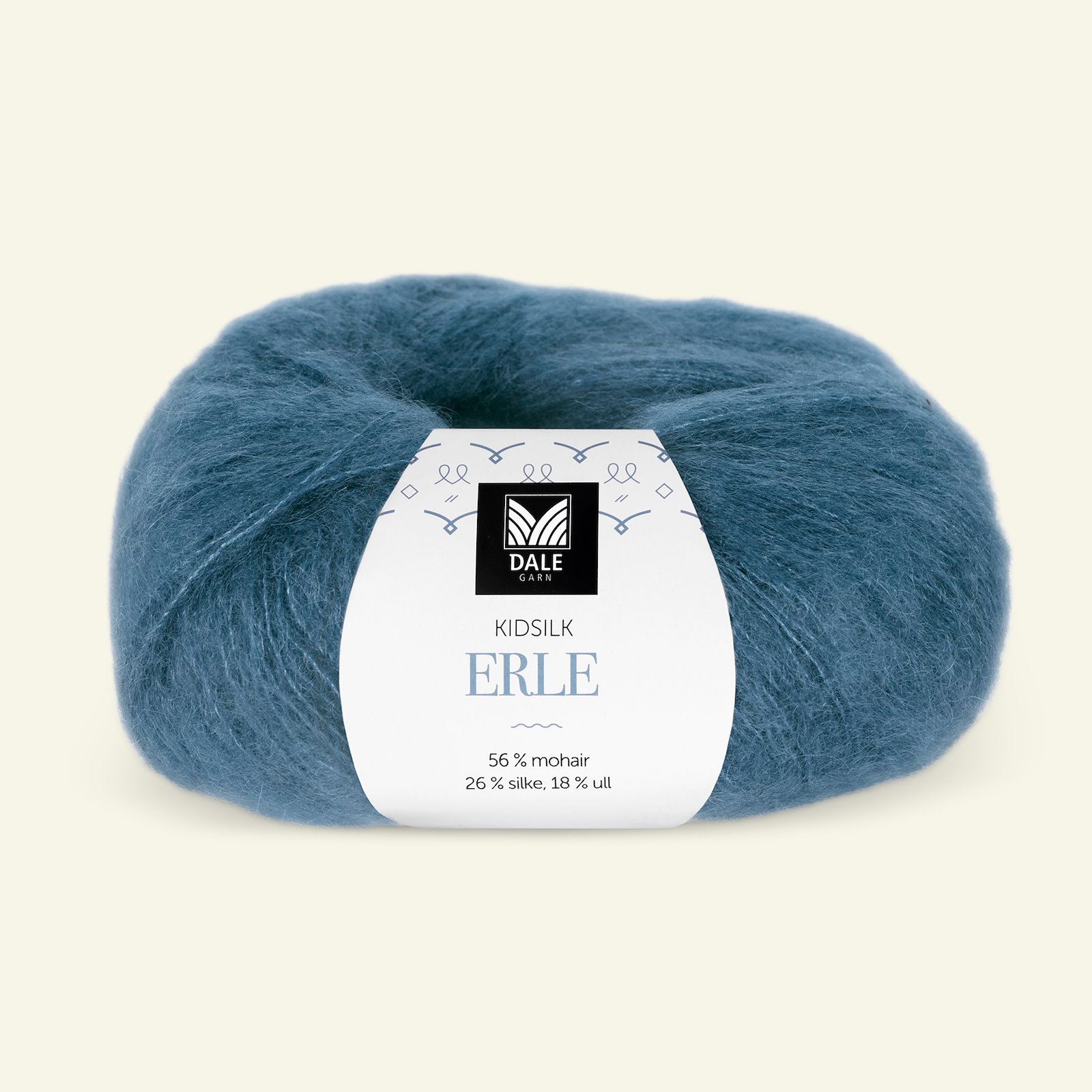 Dale Garn, silk mohair wool yarn "Kidsilk Erle", denim (9041) 90000788_pack