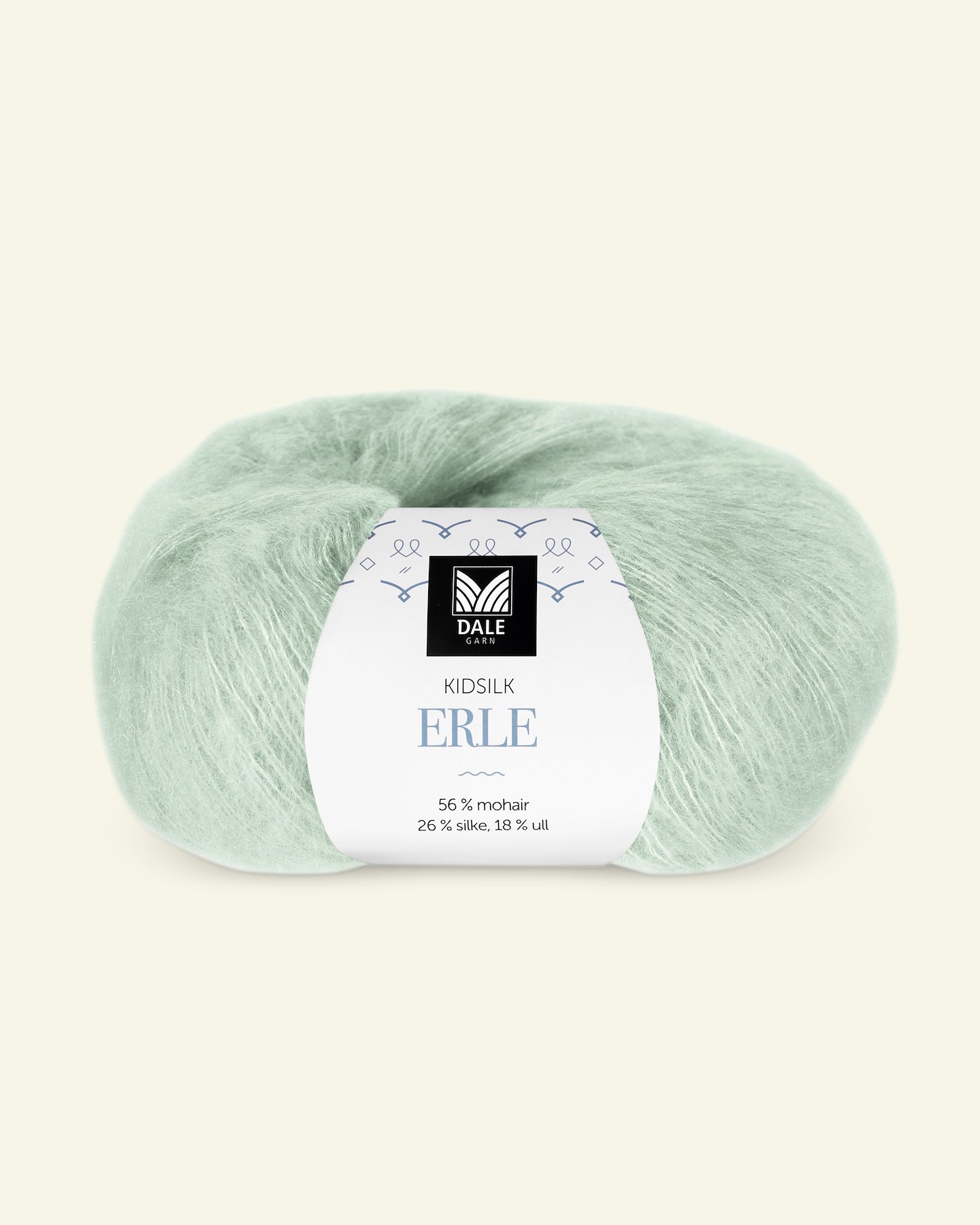 Dale Garn, silk mohair wool yarn "Kidsilk Erle", dusty mint (9031) 90000784_pack