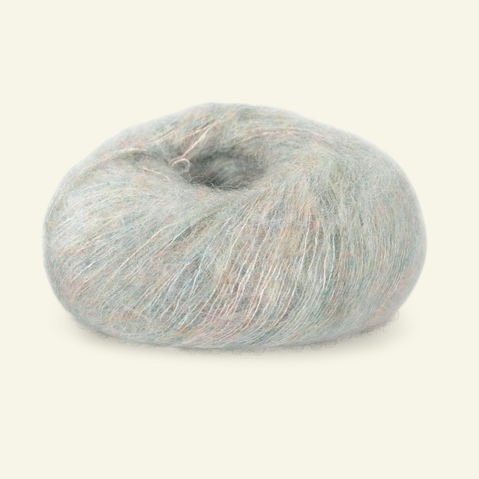 Dale Garn, silk mohair wool yarn "Kidsilk Erle", green/rose mel. (9055) 90000793_pack_b