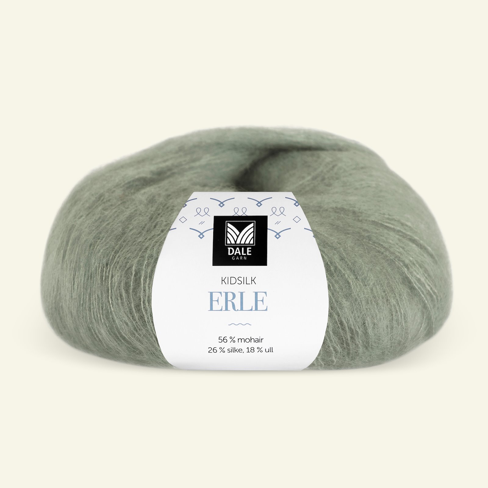 Dale Garn, silk mohair wool yarn "Kidsilk Erle", jade green (9047) 90000790_pack