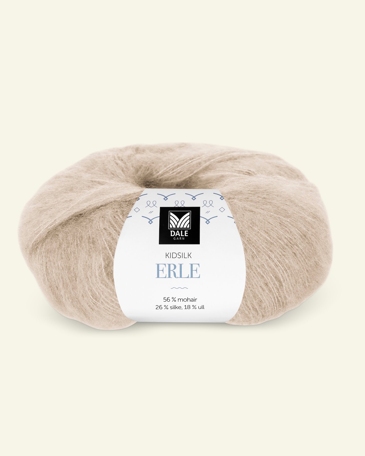 Dale Garn, silk mohair wool yarn "Kidsilk Erle", light grey (2621) 90000778_pack