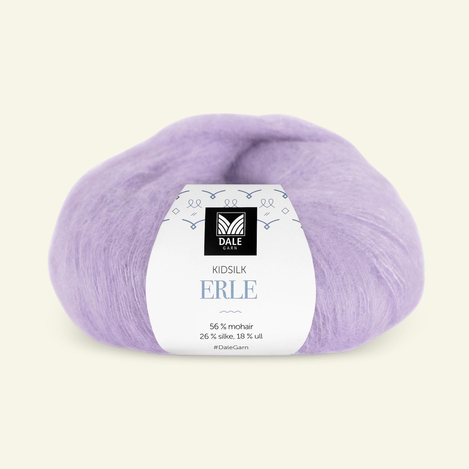 Dale Garn, silk mohair wool yarn "Kidsilk Erle", light lavender (9069) 90000795_pack