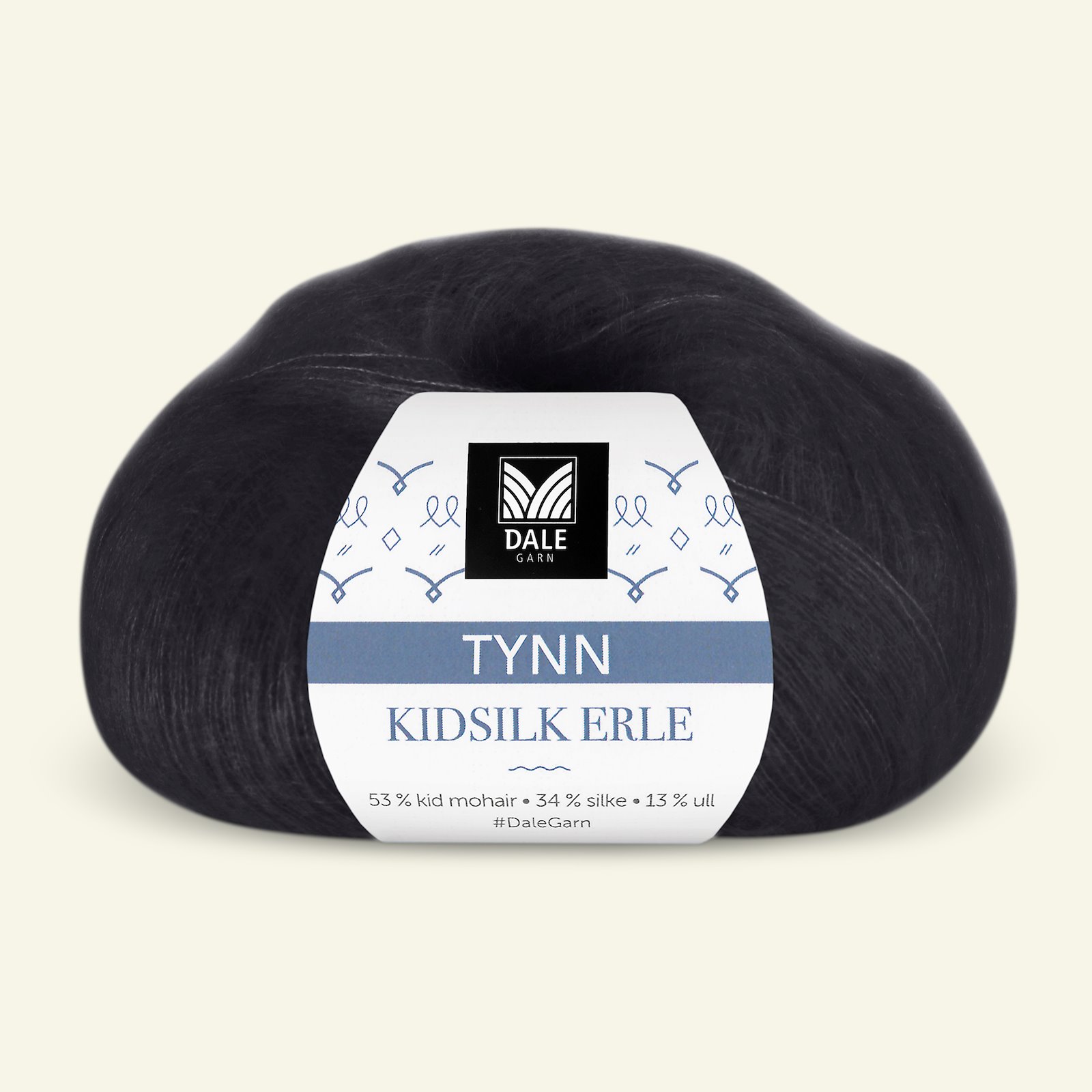 Dale Garn, silk mohair wool yarn "Tynn Kidsilk Erle", black (4028) 90000821_pack