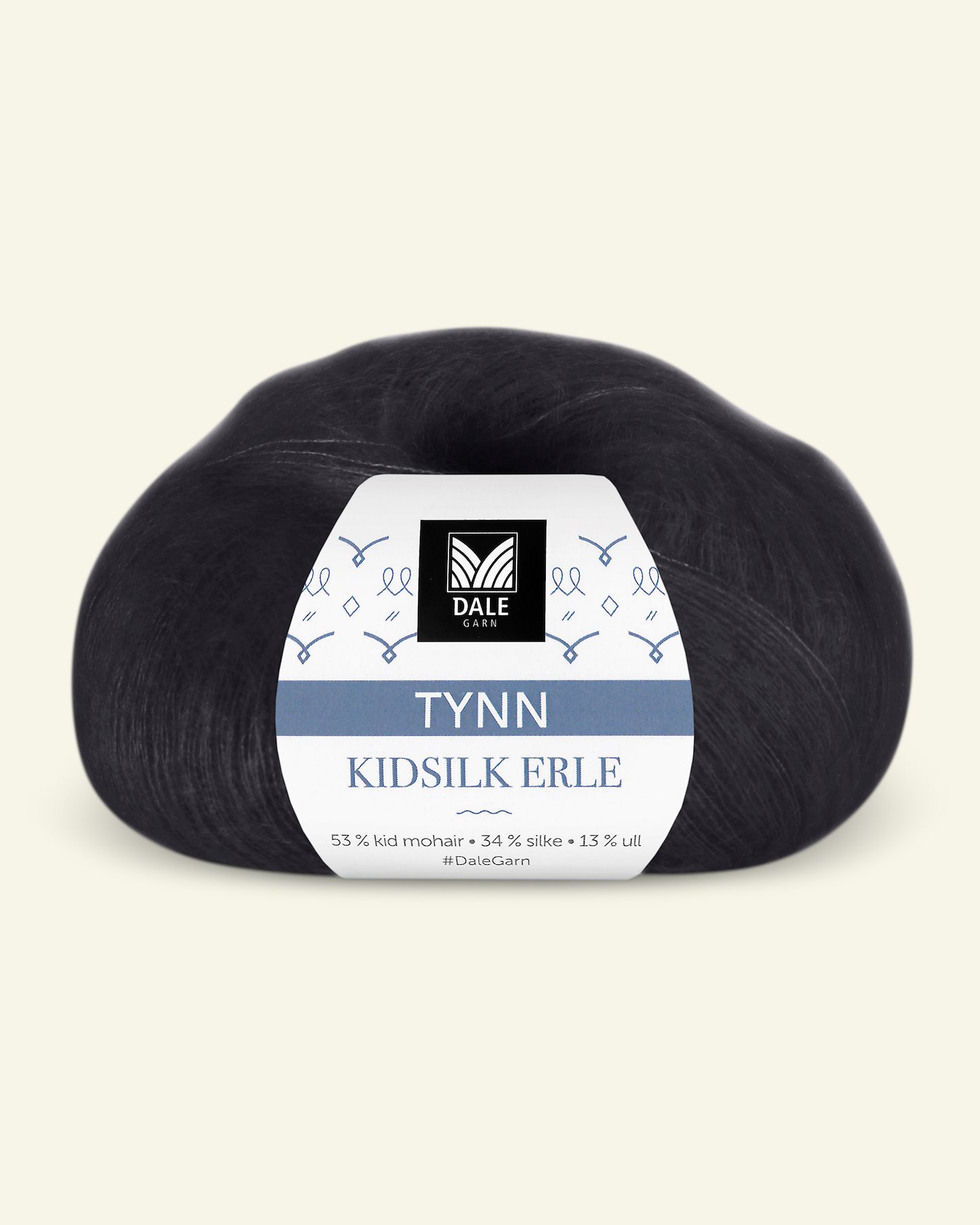 Dale Garn, silk mohair wool yarn "Tynn Kidsilk Erle", black (4028) 90000821_pack