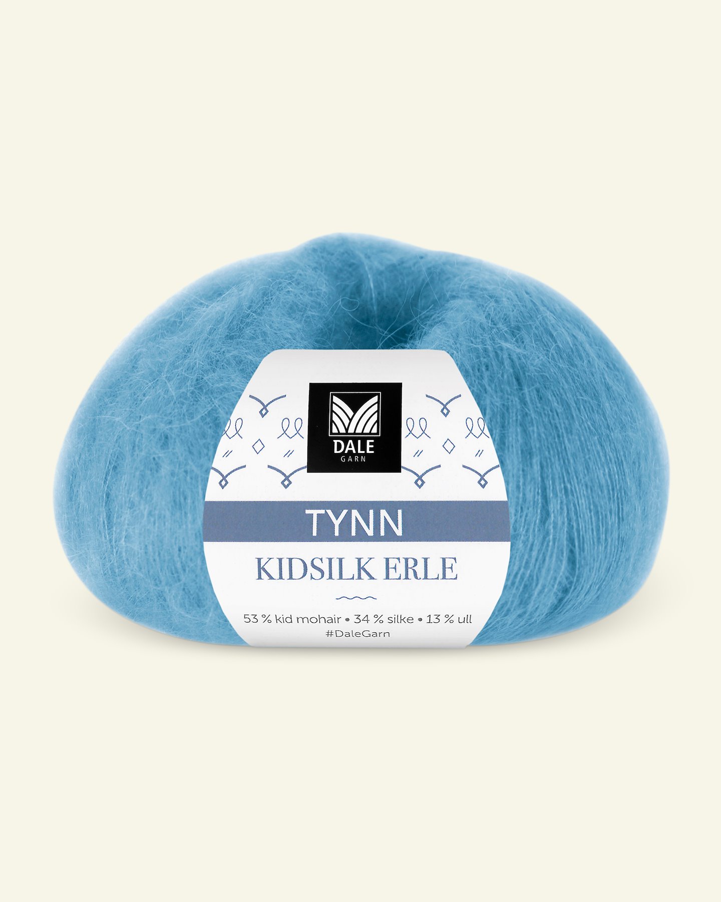 Dale Garn, silk mohair wool yarn "Tynn Kidsilk Erle", blue (4031) 90000823_pack
