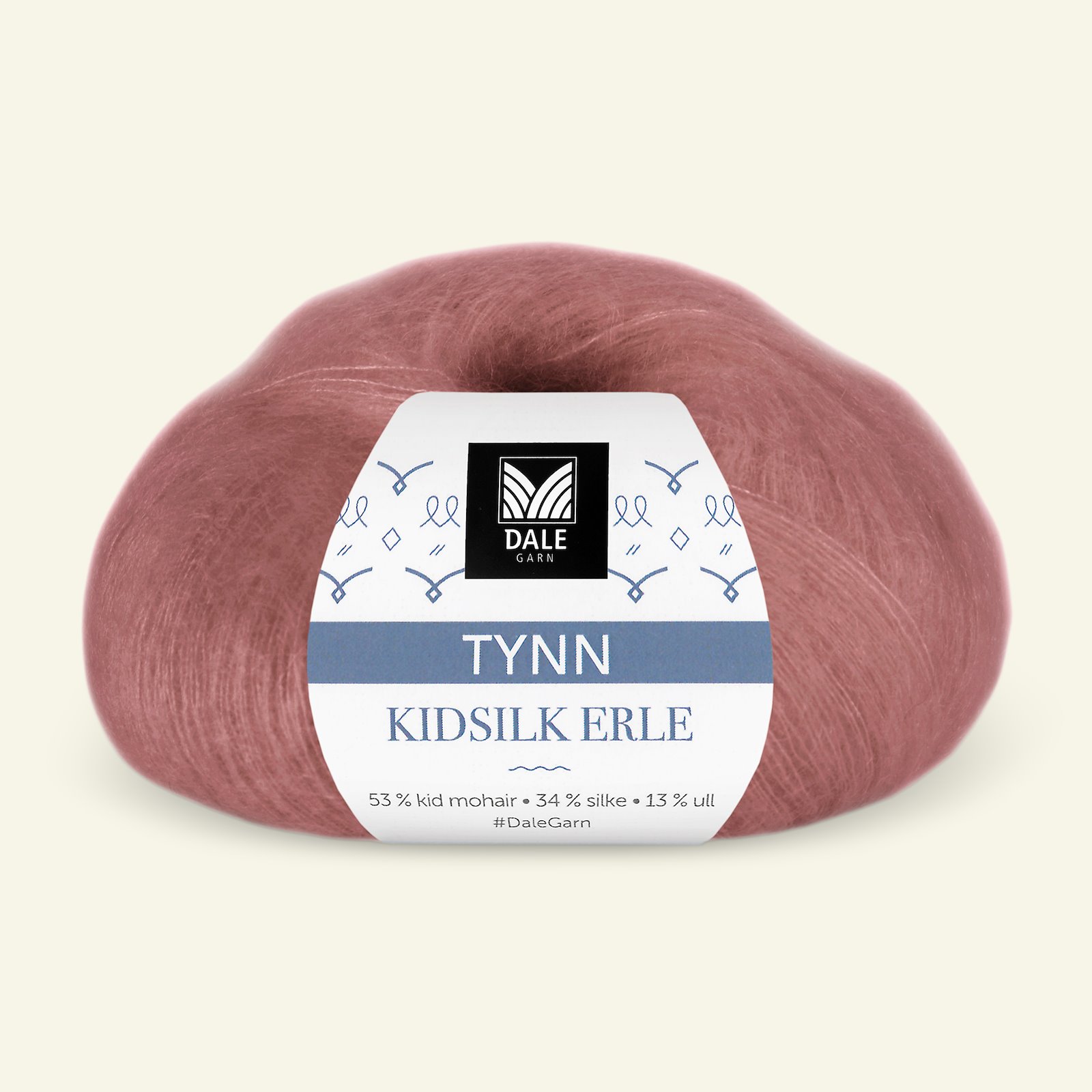 Dale Garn, silk mohair wool yarn "Tynn Kidsilk Erle", copper (4007) 90000807_pack