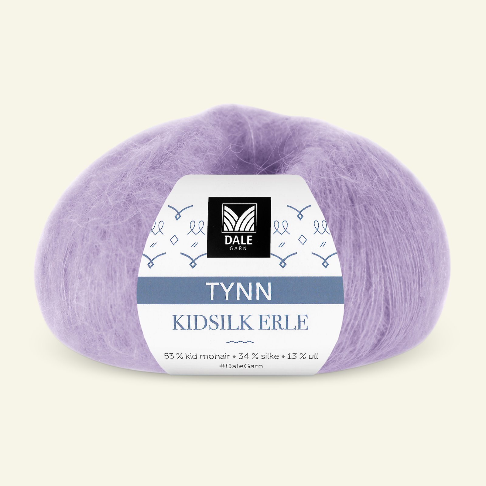 Dale Garn, silk mohair wool yarn "Tynn Kidsilk Erle", lt lavender (4030) 90000822_pack