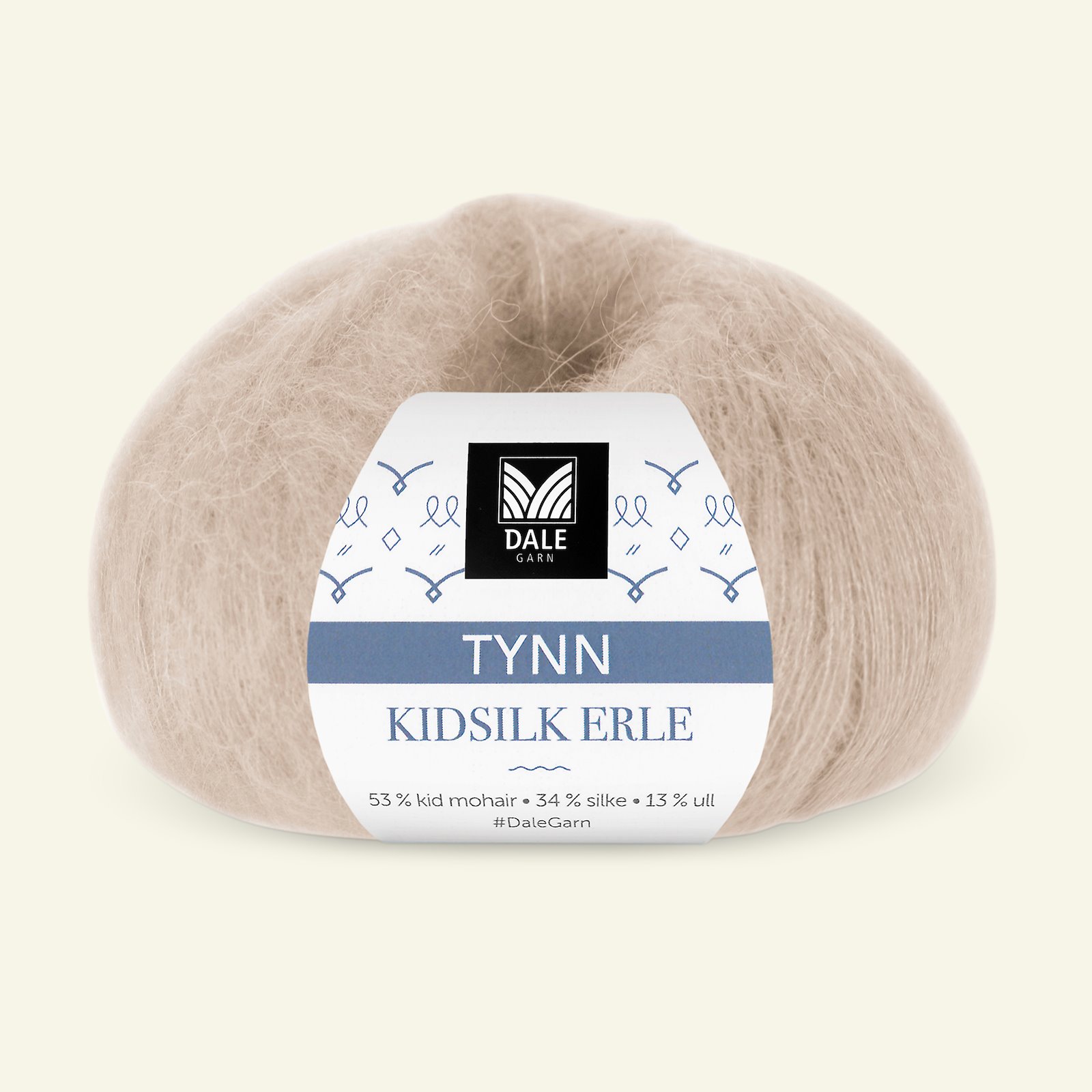 Dale Garn, silk mohair wool yarn "Tynn Kidsilk Erle", sand (4038) 90000830_pack