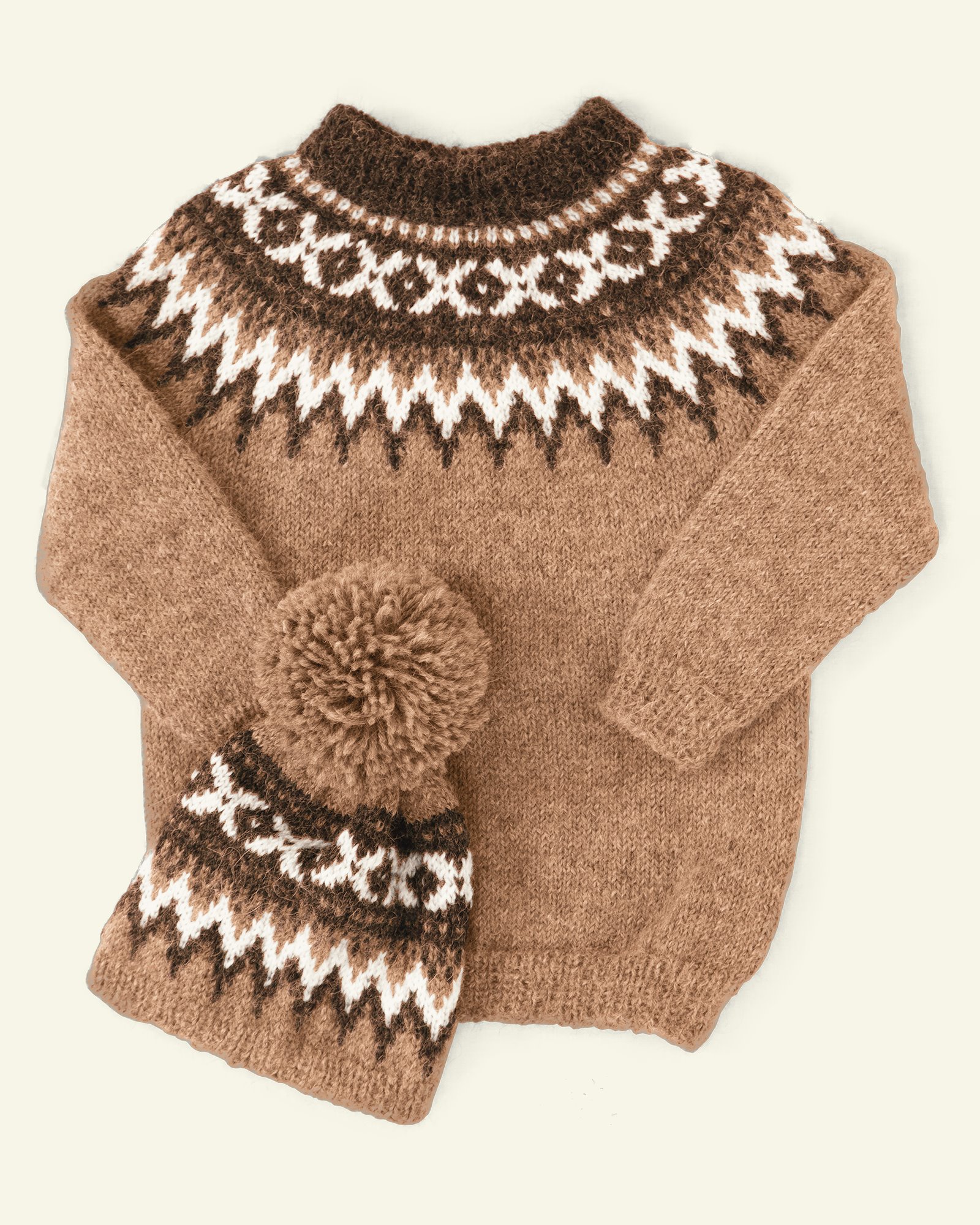 Dale yarn, knitting pattern – Rallar jumper & beanie, child DALE6004_Rallar_Jumper_Beanie.png