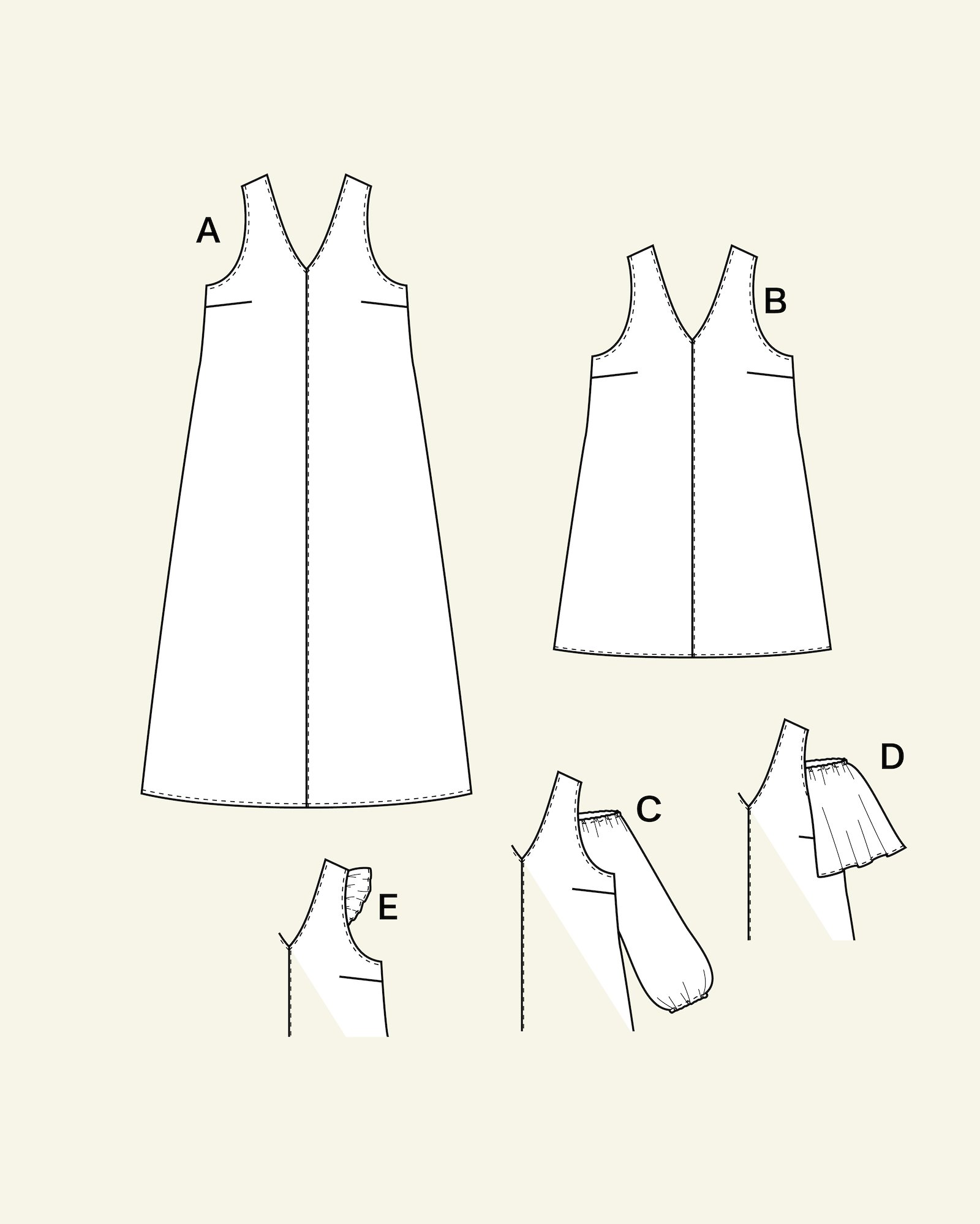 Design your own dress, 36/8 p23171_pack