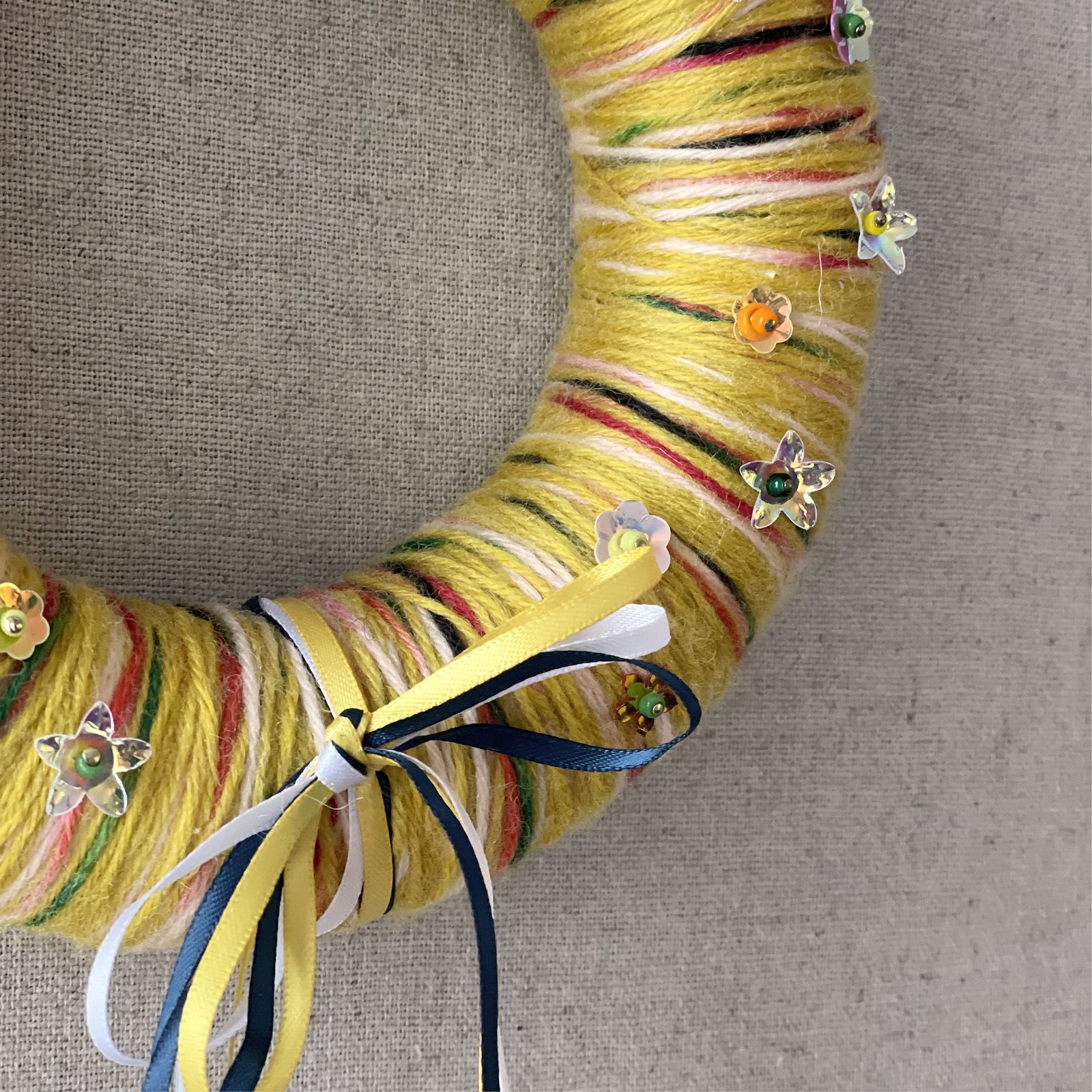 DIY: Yarn-wrapped Easter wreath DIY4308-step3.jpg