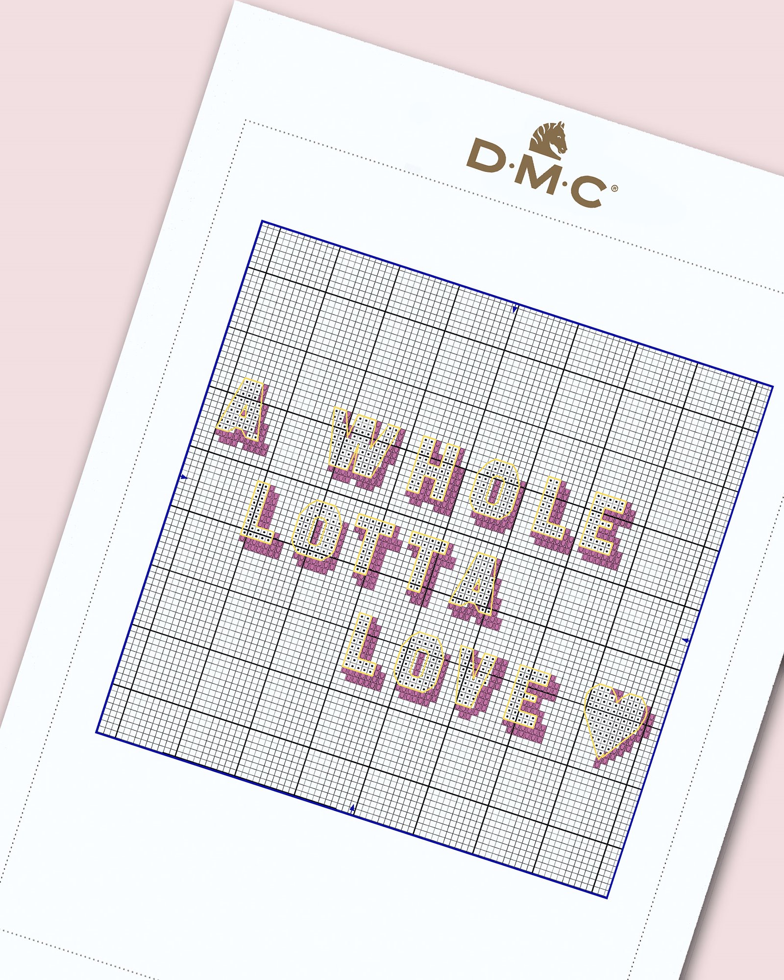 DMC Cross stitch template : A Whole Lotta Love DIY1500_image.jpg