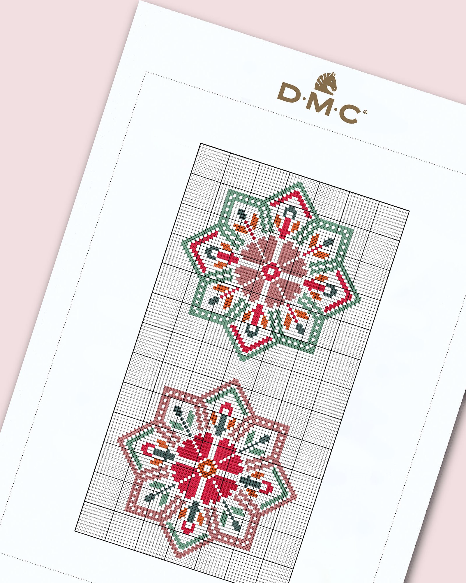 DMC Cross stitch template: Floral Star DIY1542_image.jpg