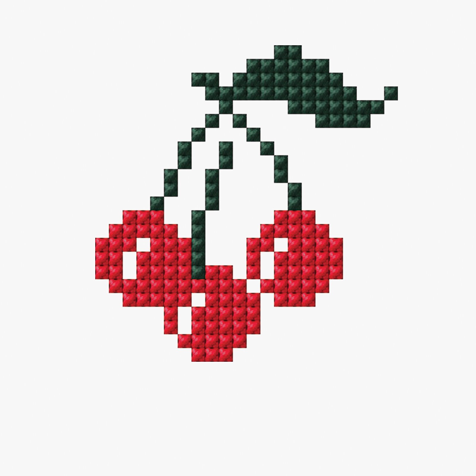 DMC Cross stitch template: Fruit - Cherry DIY1524_image_b.jpg