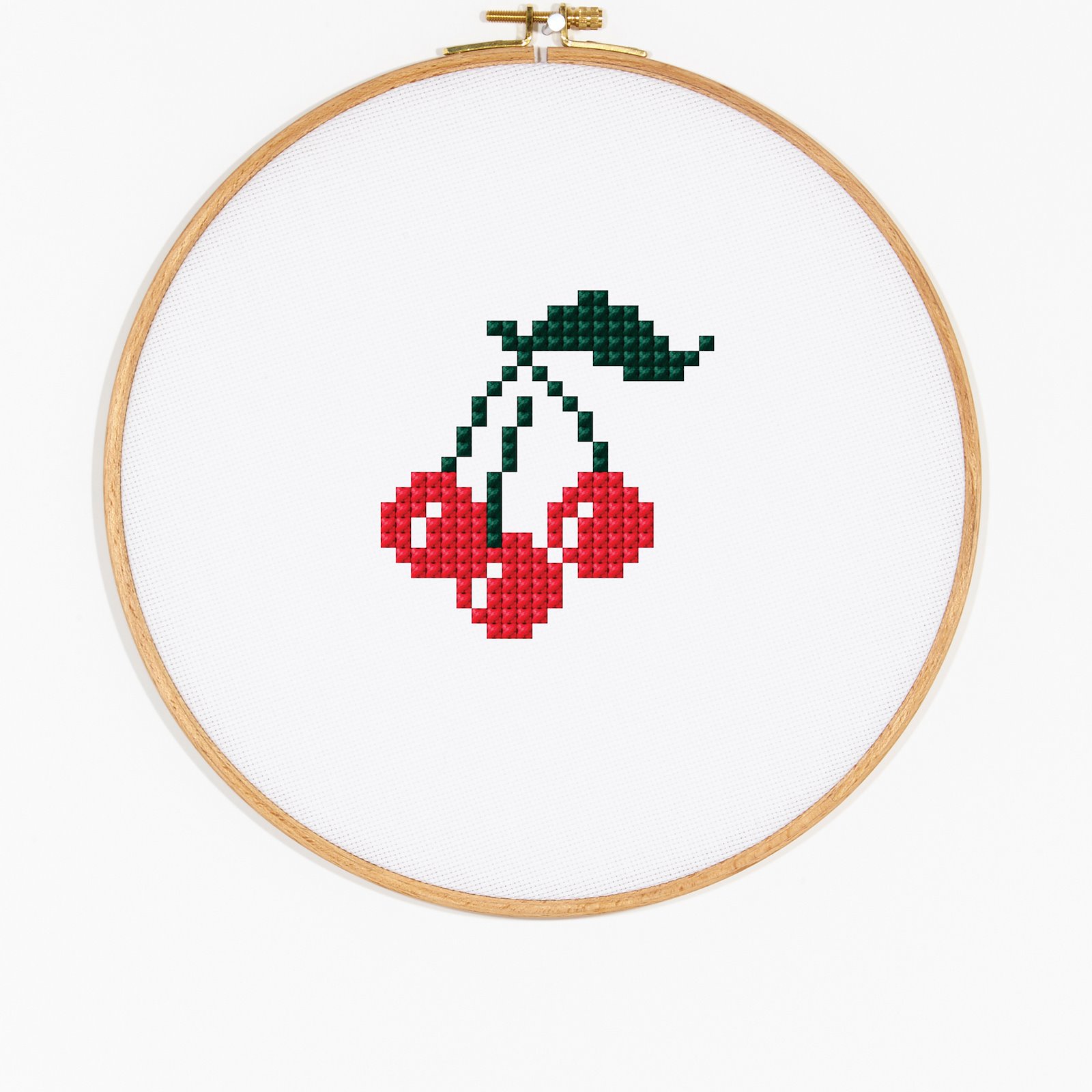 DMC Cross stitch template: Fruit - Cherry DIY1524_image_d.jpg