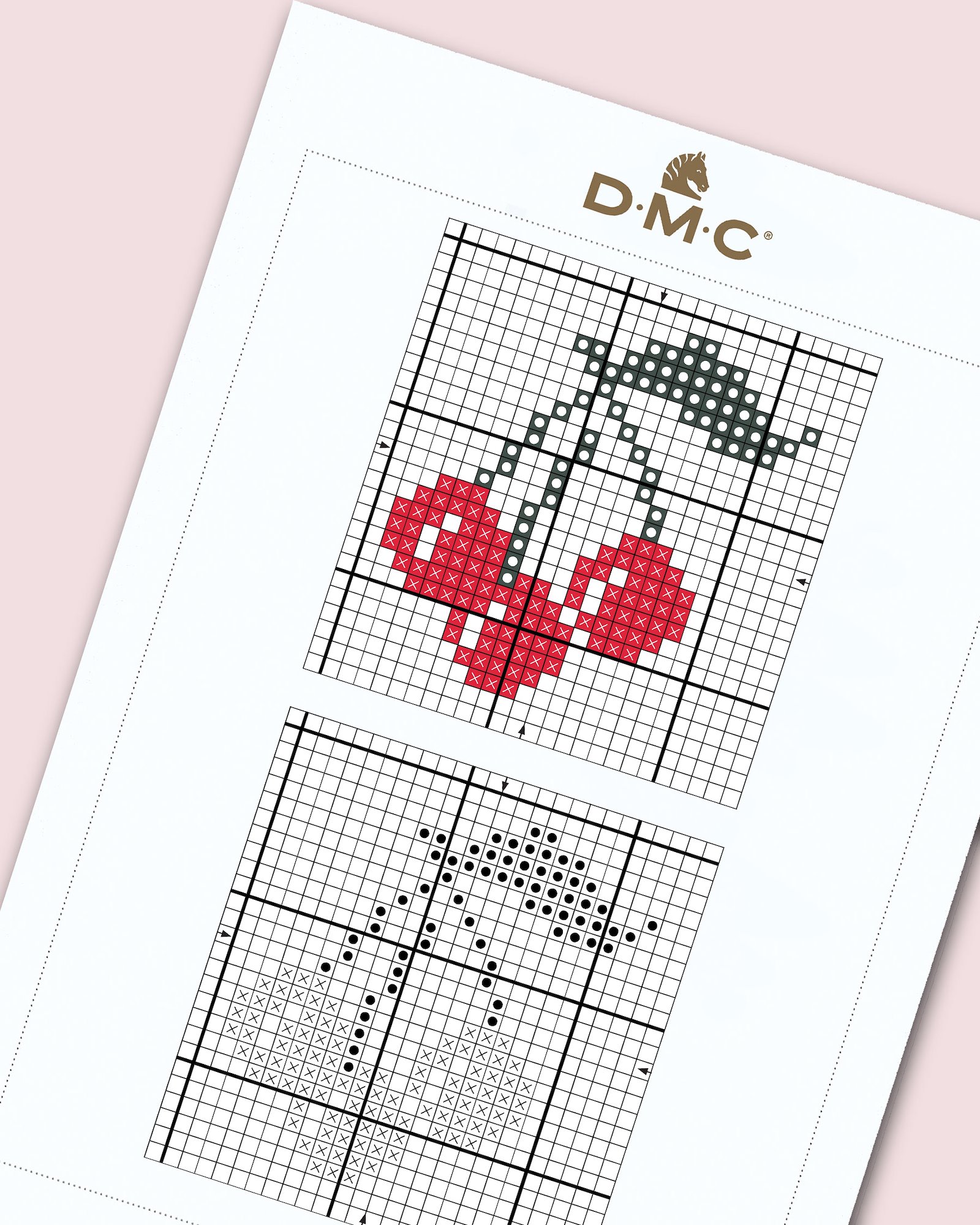 DMC Cross stitch template: Fruit - Cherry DIY1524_image.jpg