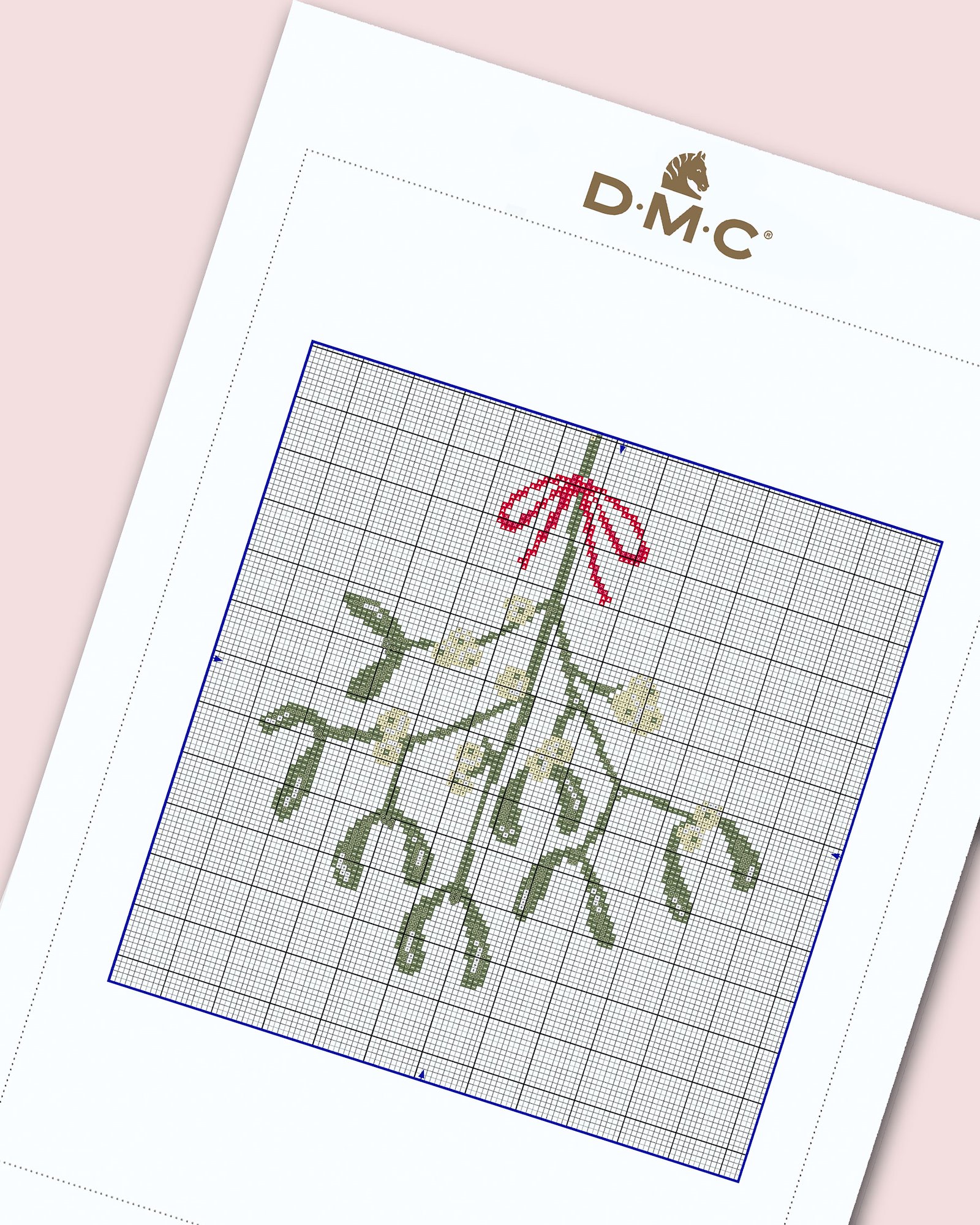 DMC Cross stitch template : Mistletoe DIY1505_image.jpg