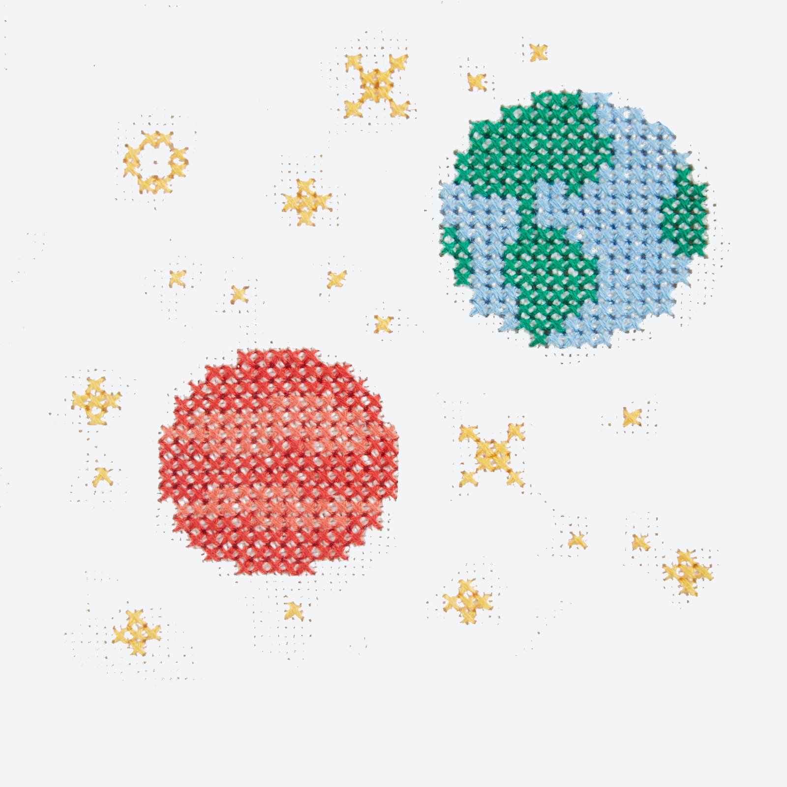 DMC Cross stitch template: Outer Space - Earth and Mars DIY1527_image_b.jpg